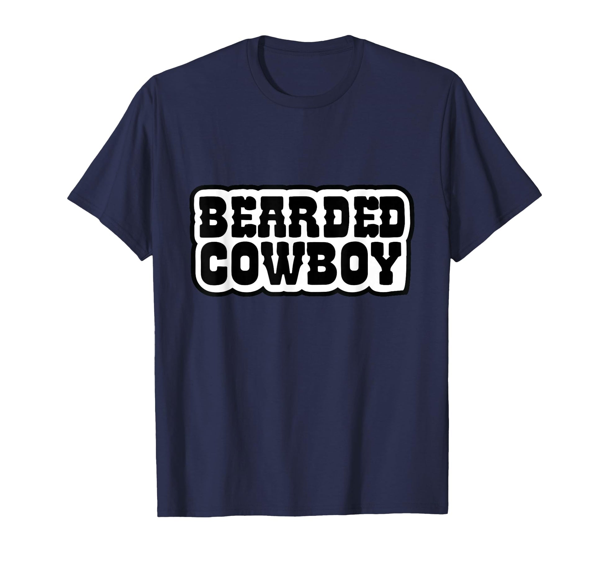 Mens Bearded Cowboy Western T-Shirt - Casual Everyday Wear for Adults - T-Shirt, Sweatshirt, Hoodie