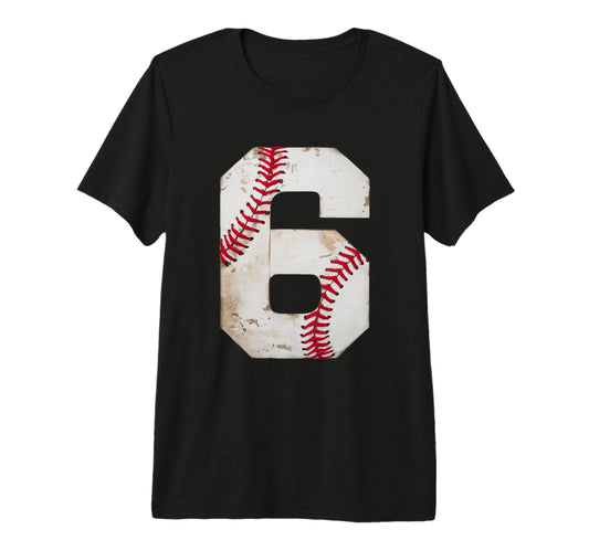 Baseball 6Th Birthday Home Run Party T-Shirt - Graphic Print Unisex - T-Shirt, Sweatshirt, Hoodie