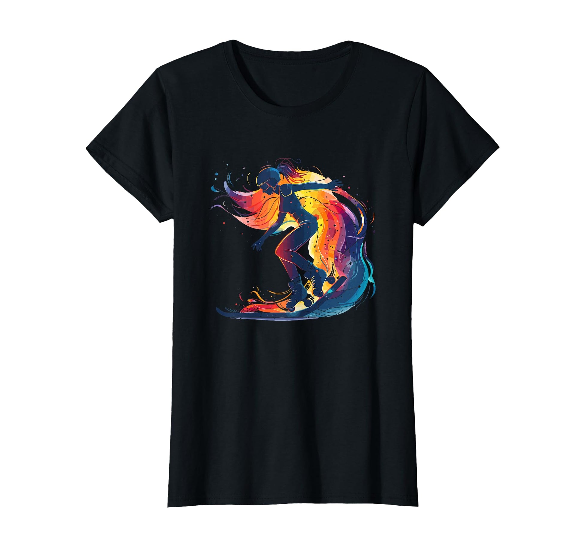 Roller Skating Retrowave T-Shirt - Casual Everyday Wear Men Women - T-Shirt, Sweatshirt, Hoodie