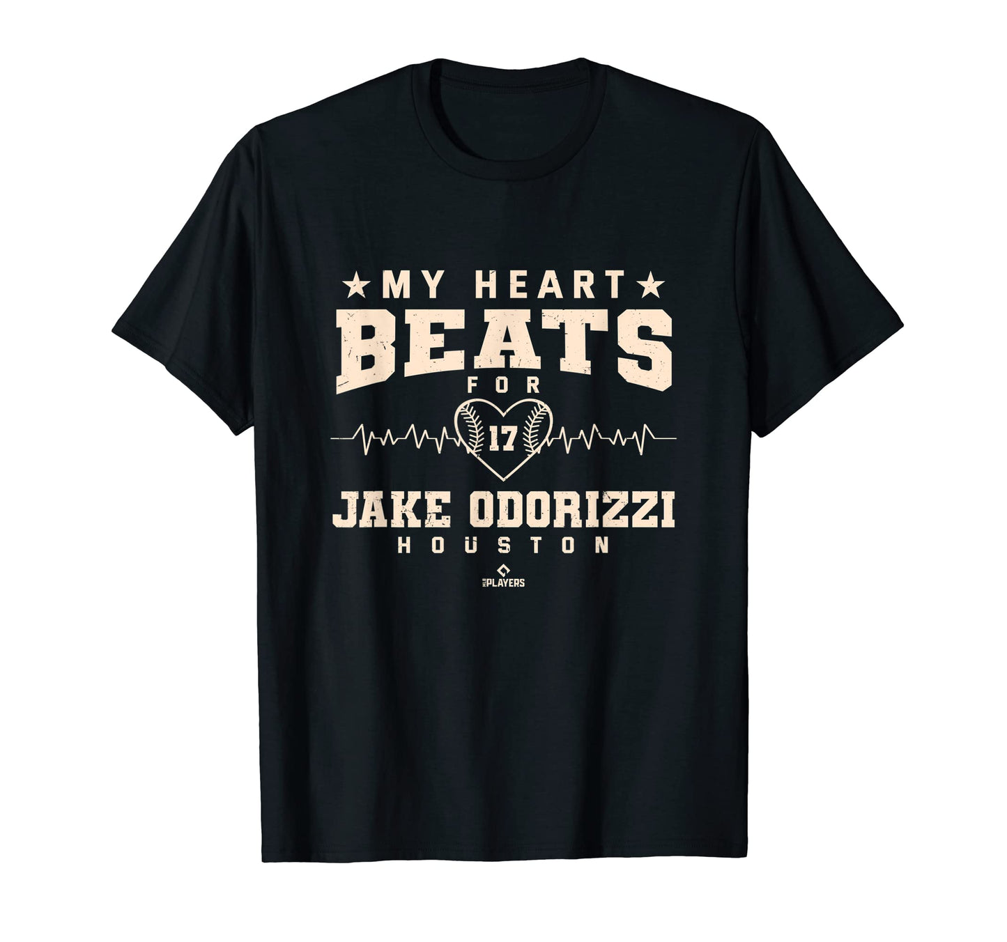 My Heart Beats Jake Odorizzi T-Shirt - Fun Novelty Design for Adults - T-Shirt, Sweatshirt, Hoodie