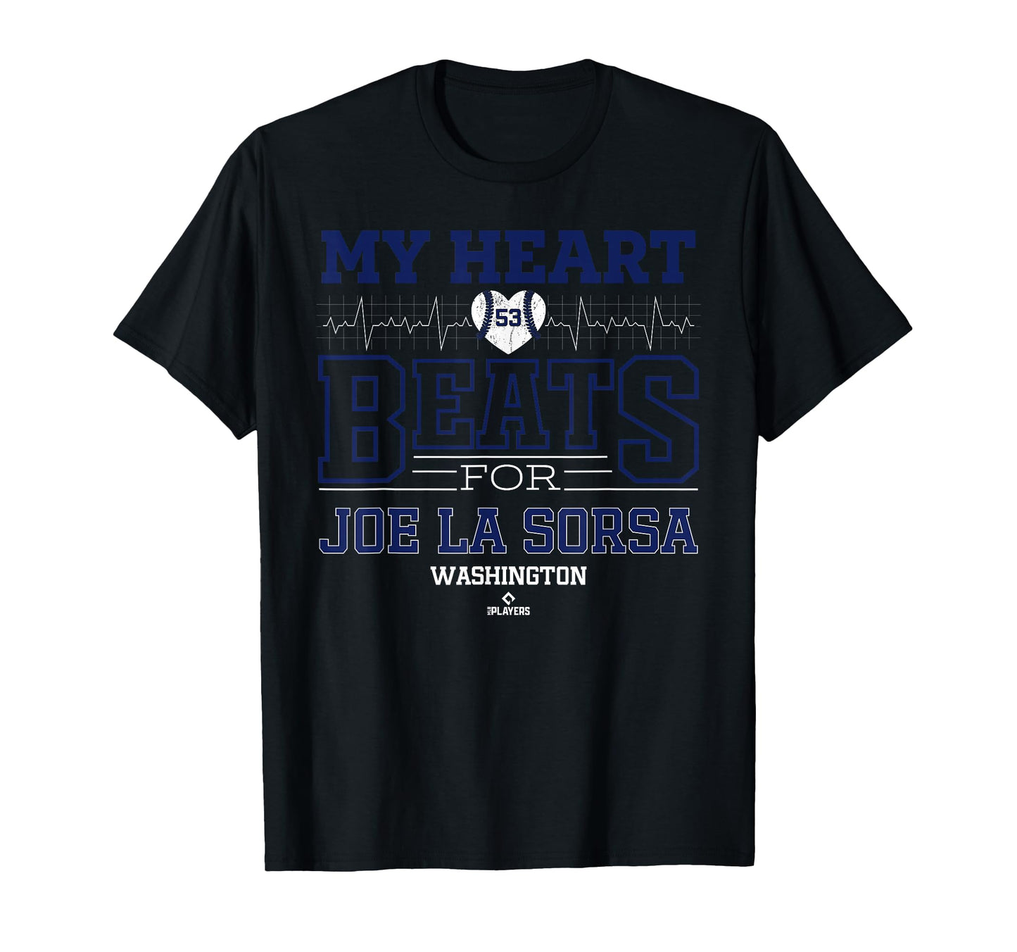My Heart Beats Joe La Sorsa Washington T-Shirt - Novelty Apparel Unisex - T-Shirt, Sweatshirt, Hoodie