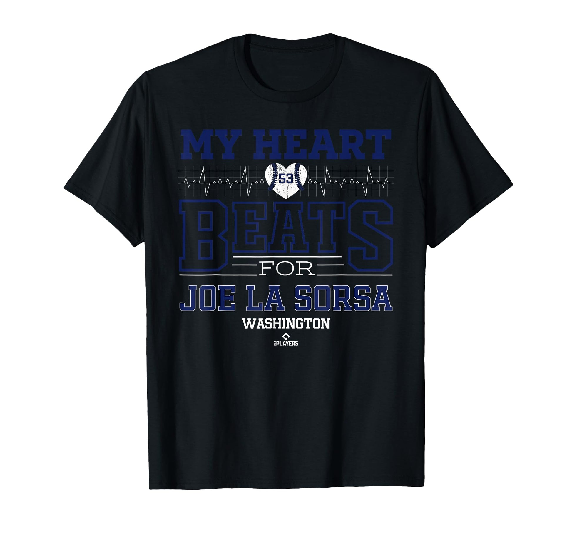 My Heart Beats Joe La Sorsa Washington T-Shirt - Novelty Apparel Unisex - T-Shirt, Sweatshirt, Hoodie