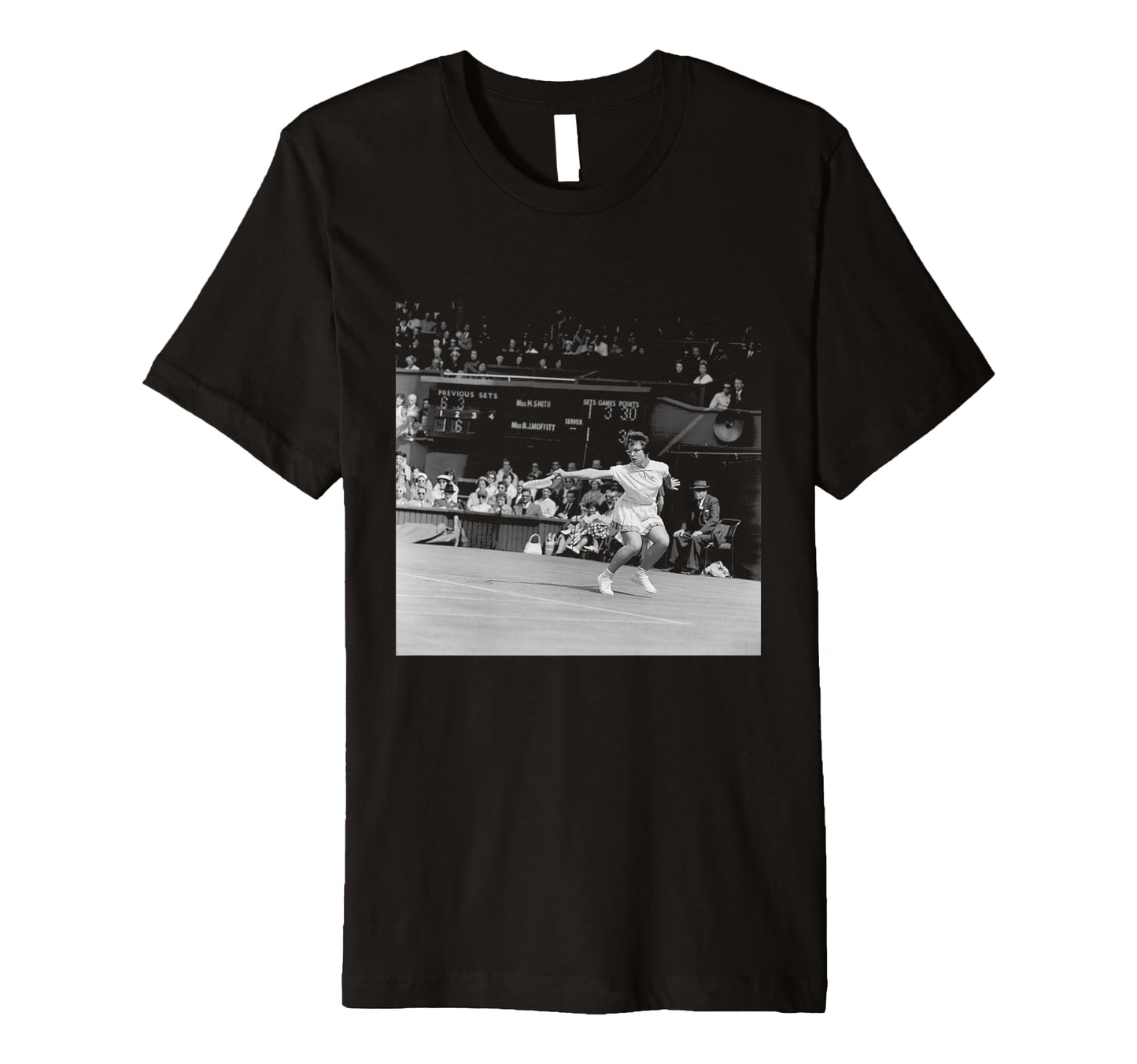 Wimbledon Tennis Billie Jean King 39 T-Shirt - Custom Art Print Unisex - T-Shirt, Sweatshirt, Hoodie
