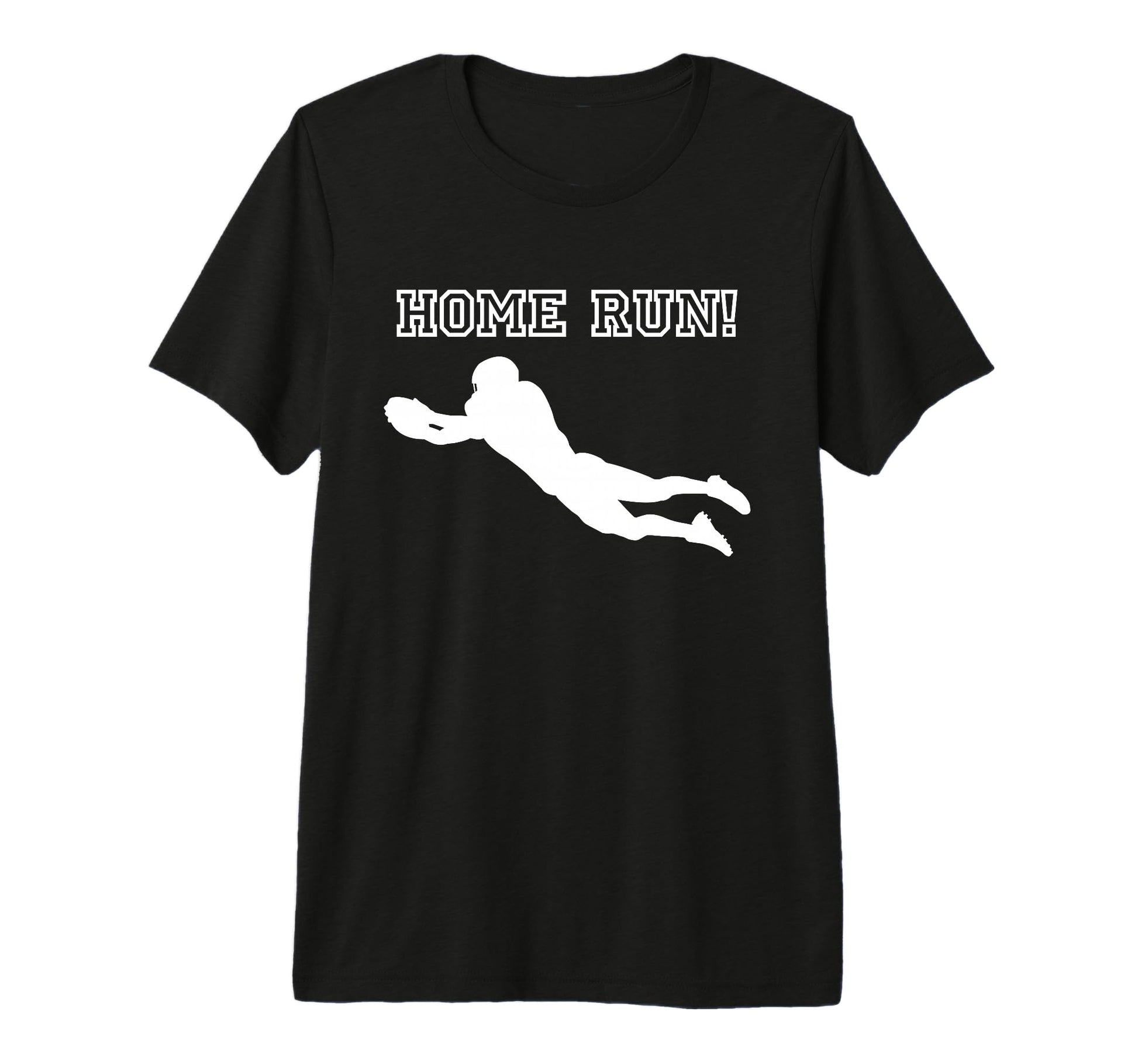 Funny Home Run Football Catch T-Shirt - Minimalist Print Men Women - T-Shirt, Sweatshirt, Hoodie