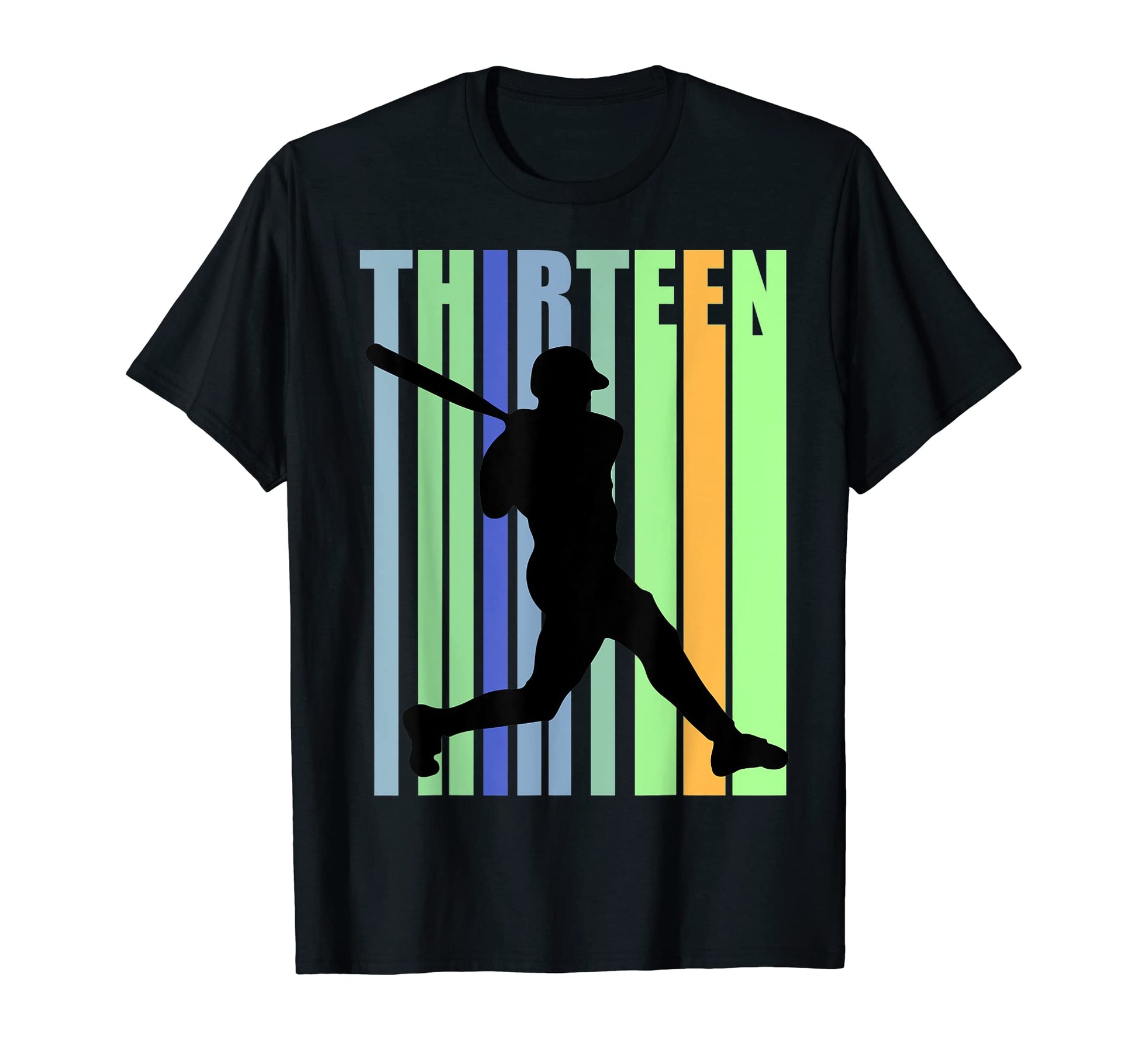 Mens 13Th Birthday Baseball Teenagers T-Shirt - Custom Art Print Men Women - T-Shirt, Sweatshirt, Hoodie
