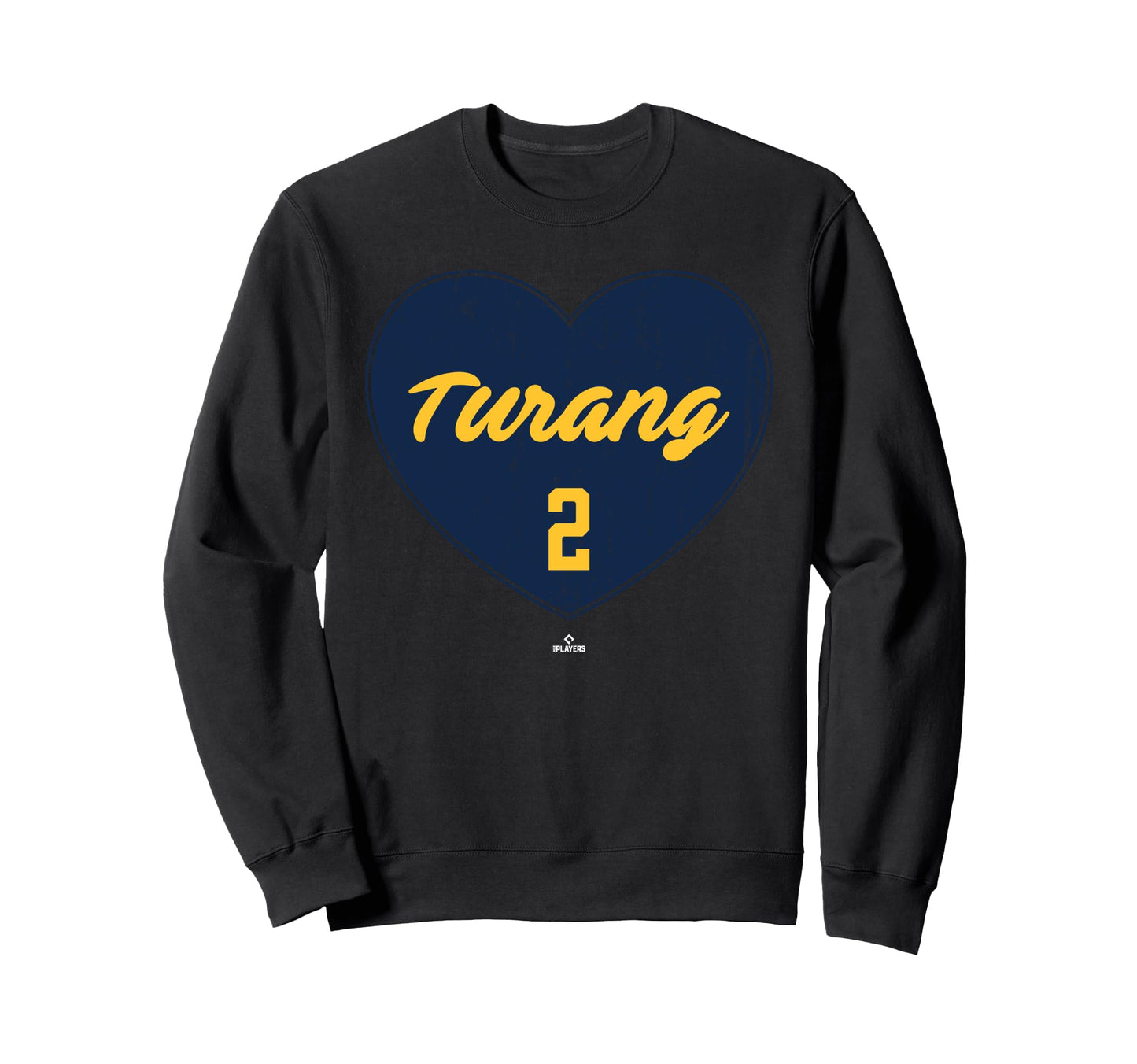 Distressed Heart Brice Turang Sweatshirt - Casual Everyday Wear Unisex - T-Shirt, Sweatshirt, Hoodie