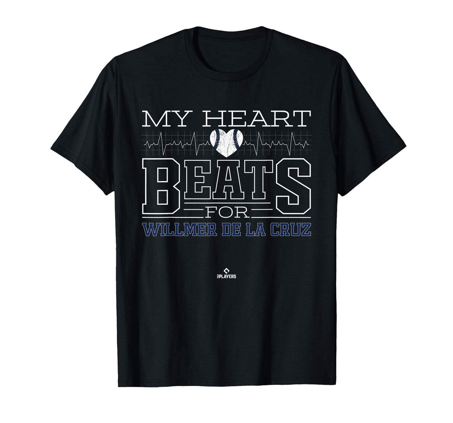 My Heart Beats Willmer De La Cruz T-Shirt - Novelty Apparel for Adults - T-Shirt, Sweatshirt, Hoodie