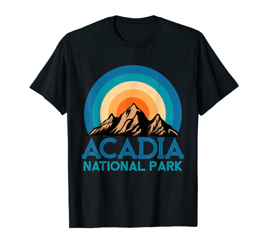 Acadia National Park Mountain Hiking T-Shirt - Unique Graphic for Adults - T-Shirt, Sweatshirt, Hoodie