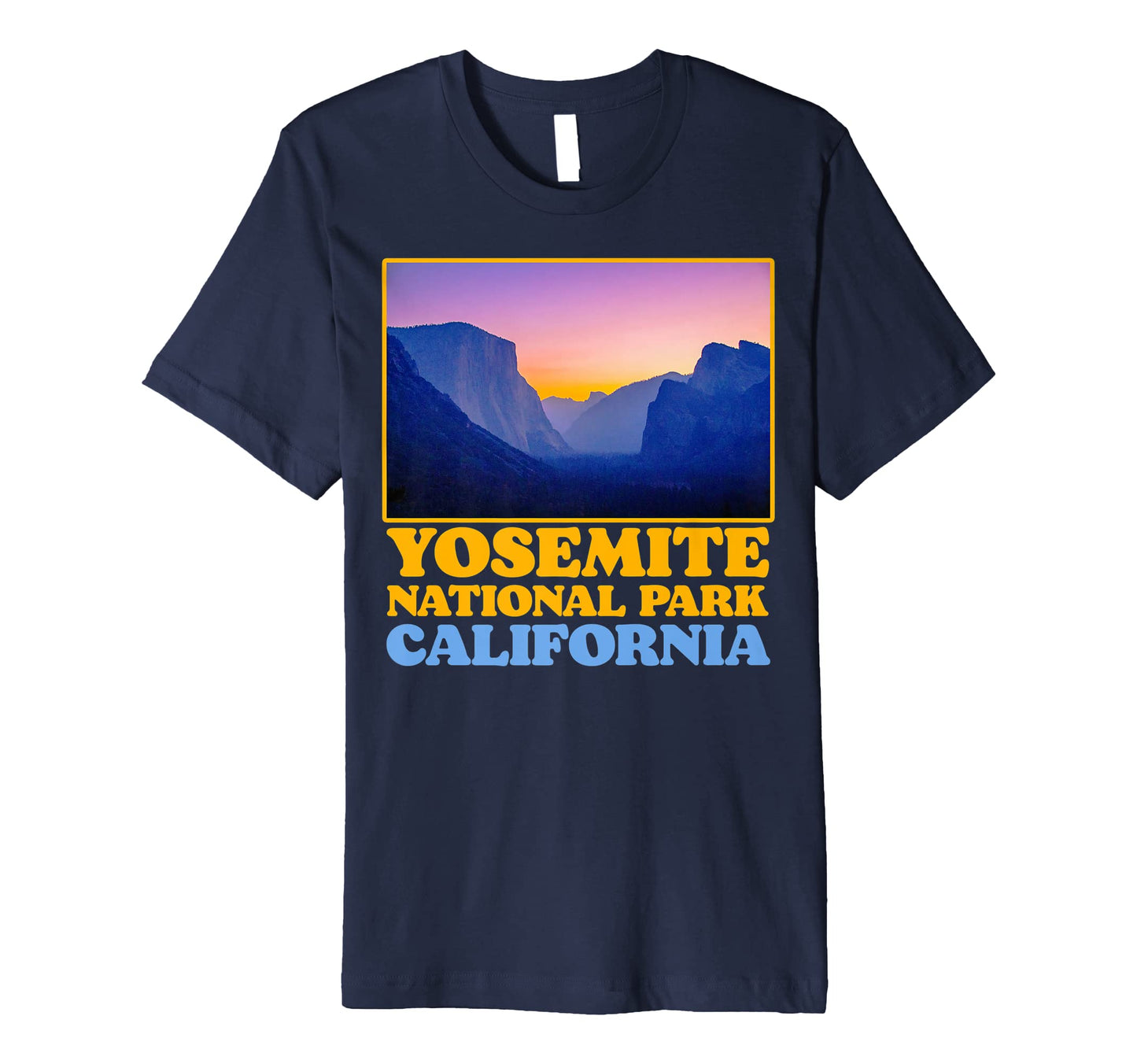 Yosemite Valley National Park Photo T-Shirt - Aesthetic Graphic Men Women - T-Shirt, Sweatshirt, Hoodie