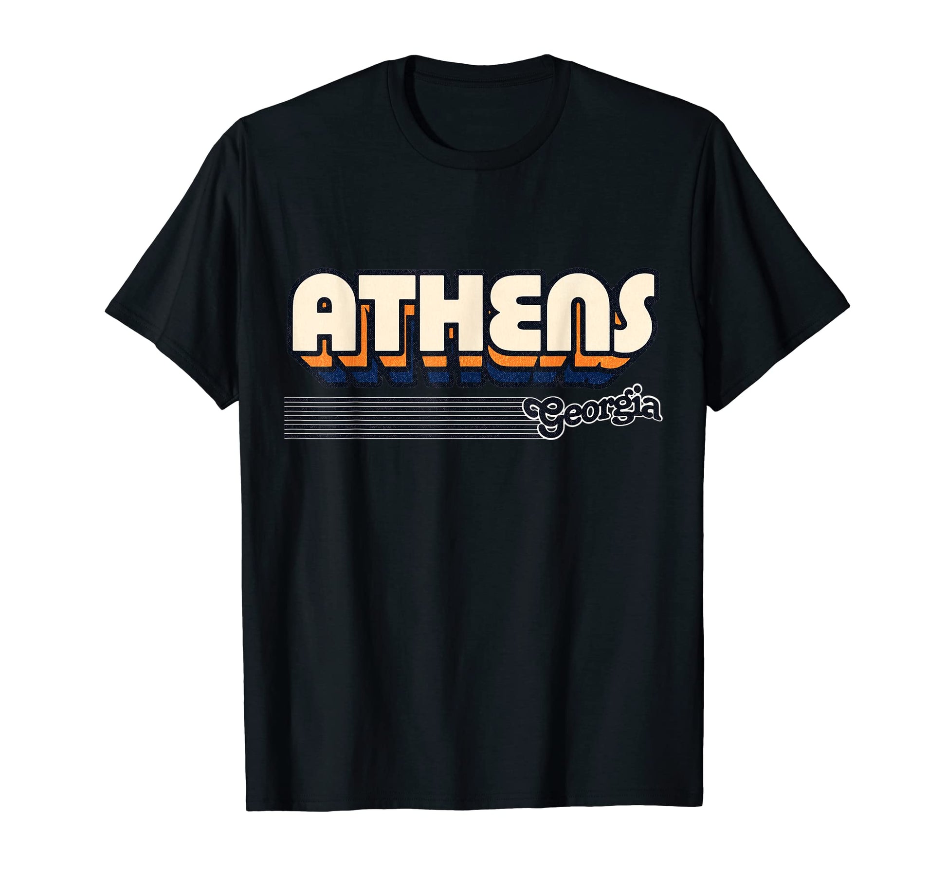 Athens Georgia Stripes T-Shirt - Custom Art Print for Adults - T-Shirt, Sweatshirt, Hoodie