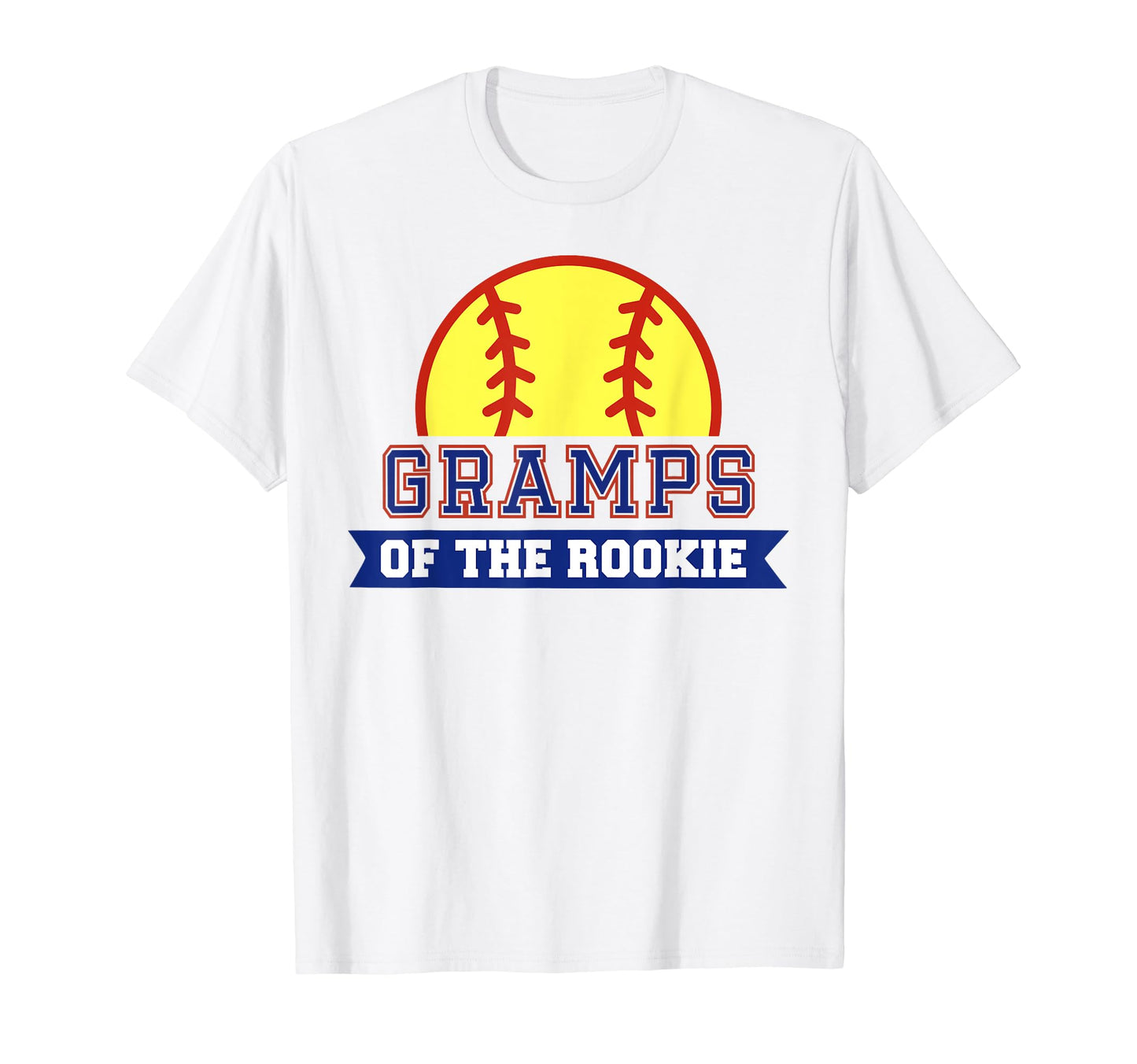 Gramps Rookie 1St Birthday Softball T-Shirt - Unique Graphic Men Women - T-Shirt, Sweatshirt, Hoodie