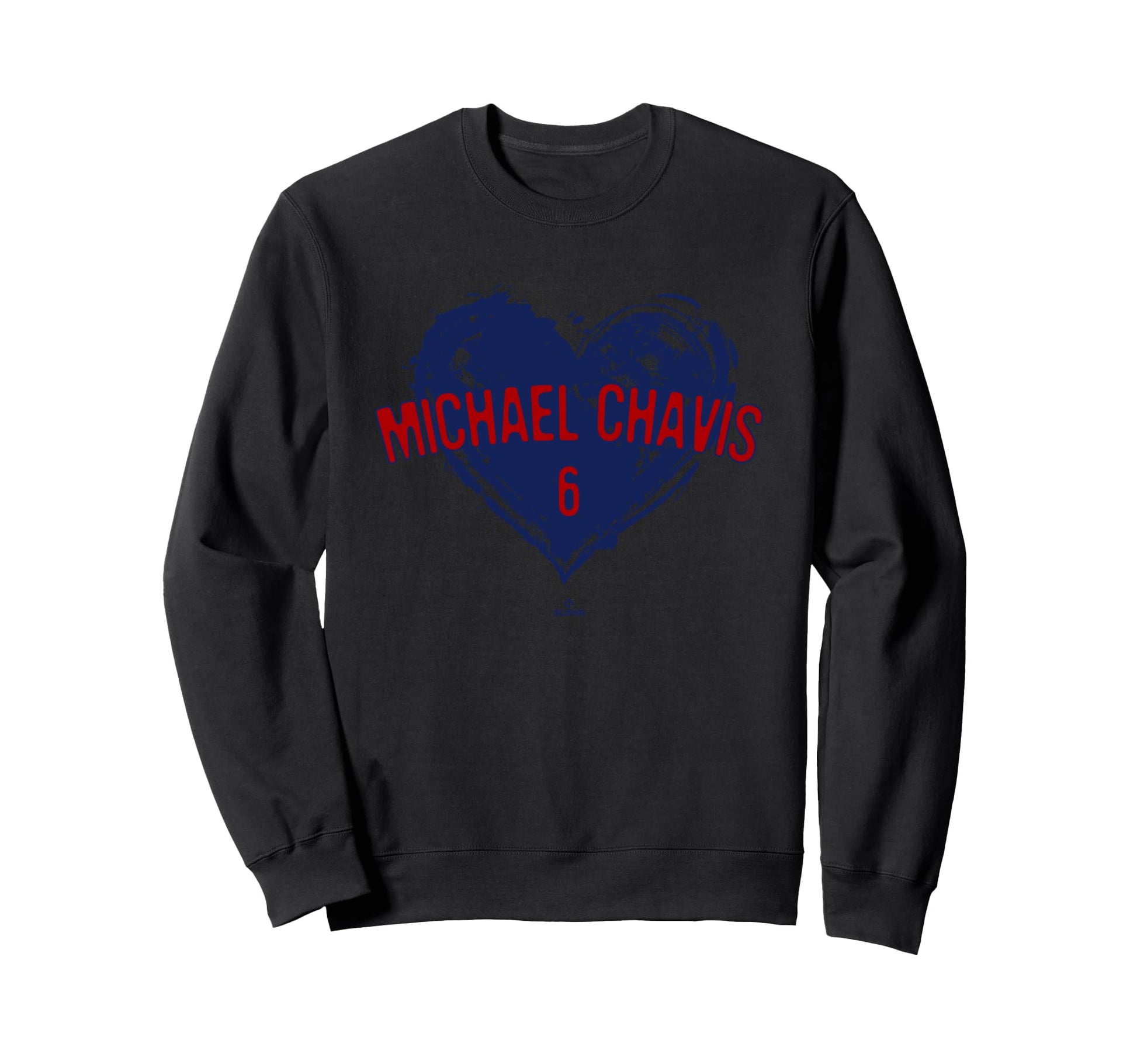 Distressed Heart Michael Chavis Sweatshirt - Aesthetic Graphic Men Women - T-Shirt, Sweatshirt, Hoodie
