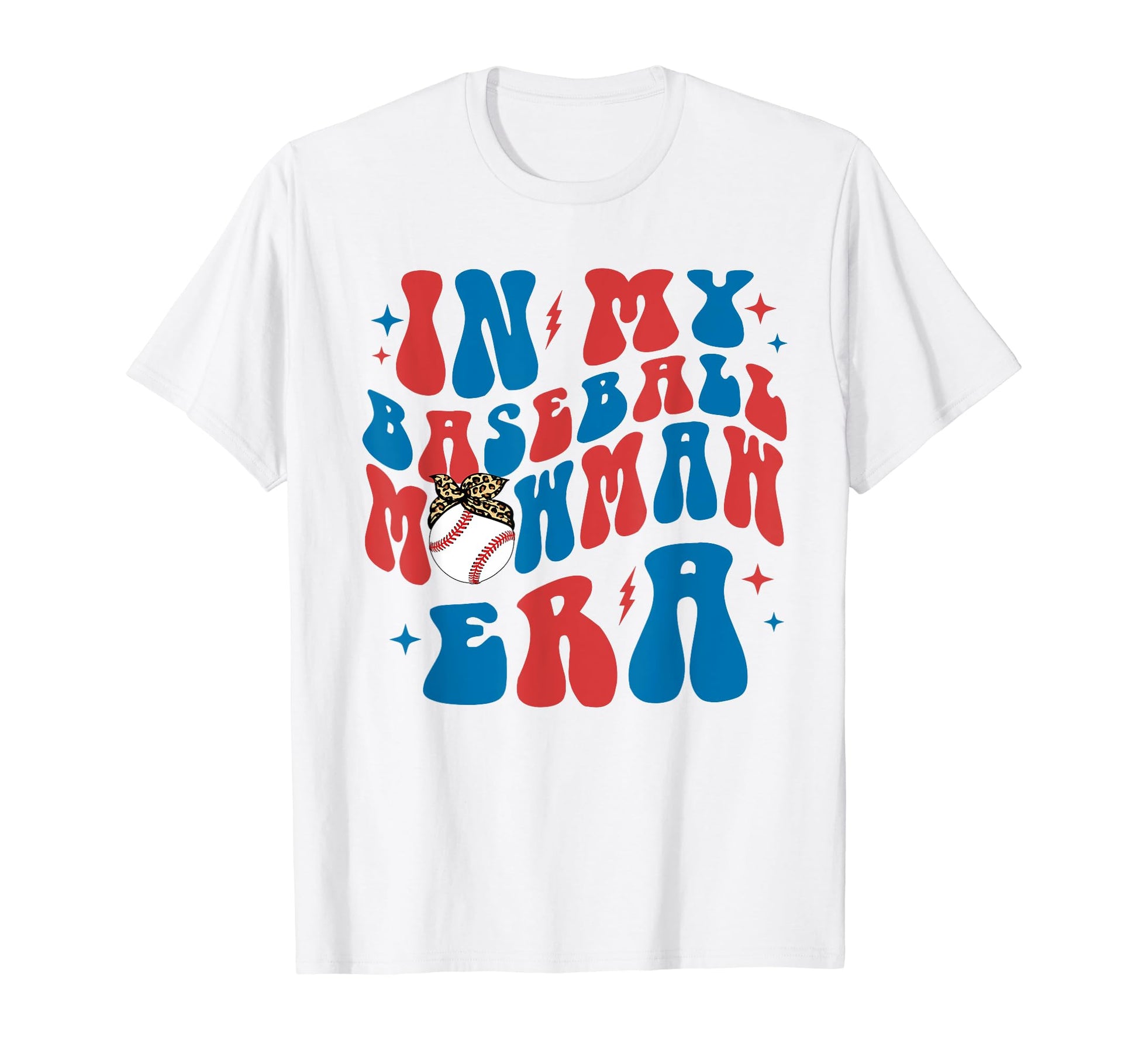 My Baseball Mawmaw Era Groovy T-Shirt - Aesthetic Graphic for Adults - T-Shirt, Sweatshirt, Hoodie