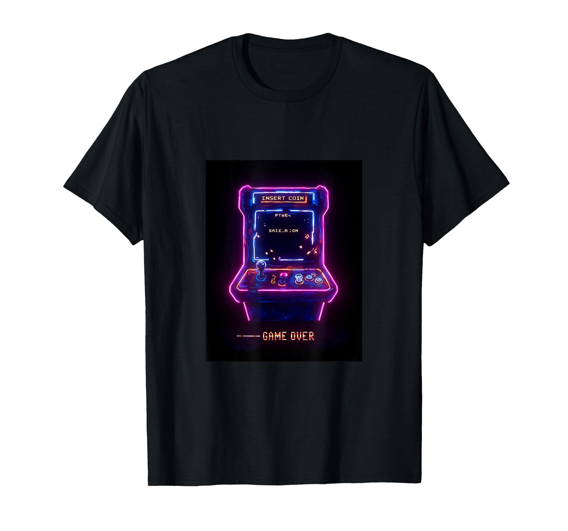 Gaming Arcade Game Over Play Player T-Shirt - Graphic Print Unisex - T-Shirt, Sweatshirt, Hoodie