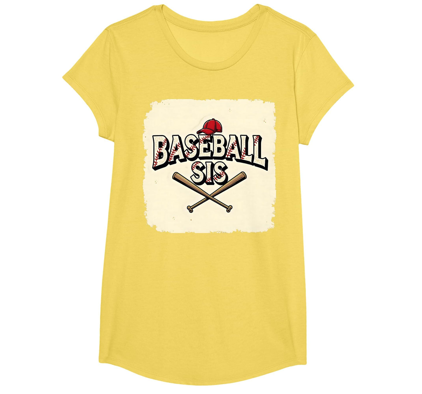 Baseball Sis Proud Sister Fan Sport Love T-Shirt - Custom Art Print Unisex - T-Shirt, Sweatshirt, Hoodie