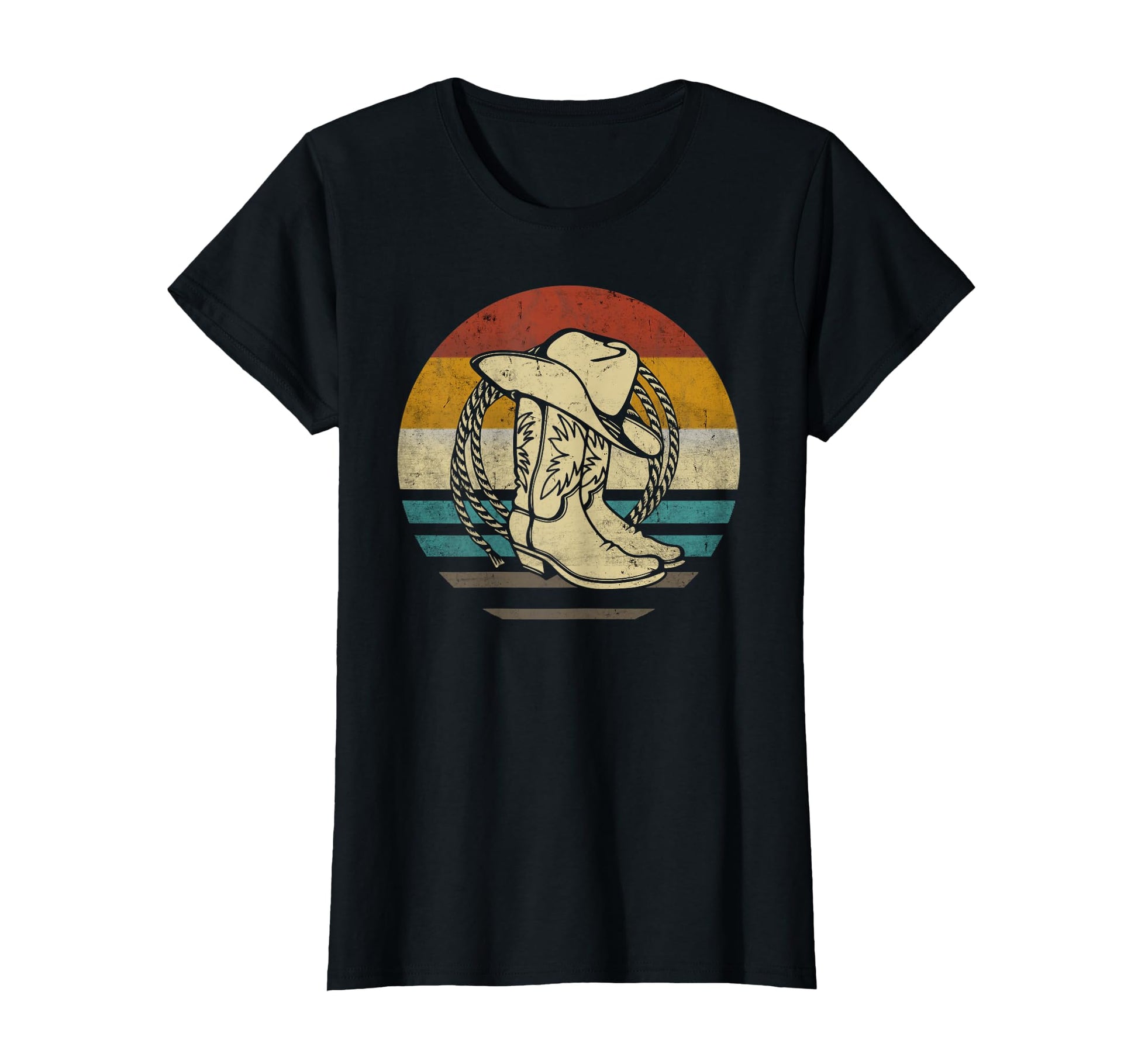 Western Riding Western Rider Horse T-Shirt - Fun Novelty Design Unisex - T-Shirt, Sweatshirt, Hoodie