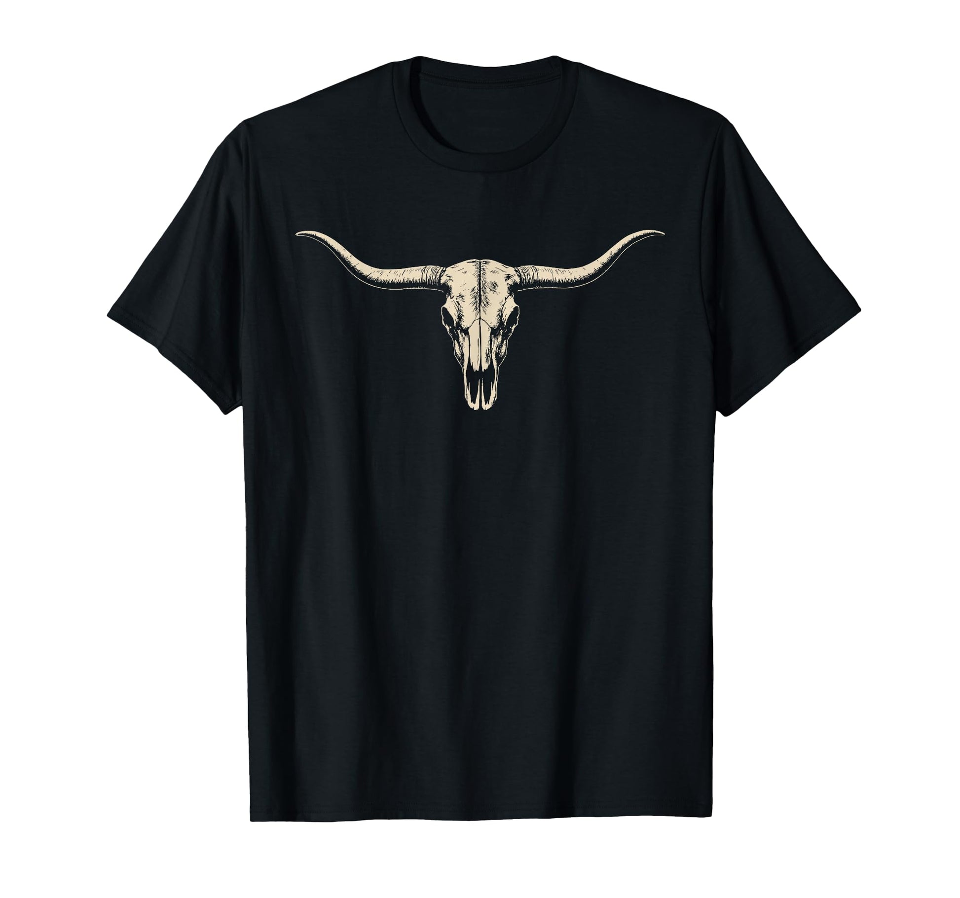 Cow Skull Cowgirl Cowboy T-Shirt - Graphic Print for Adults - T-Shirt, Sweatshirt, Hoodie