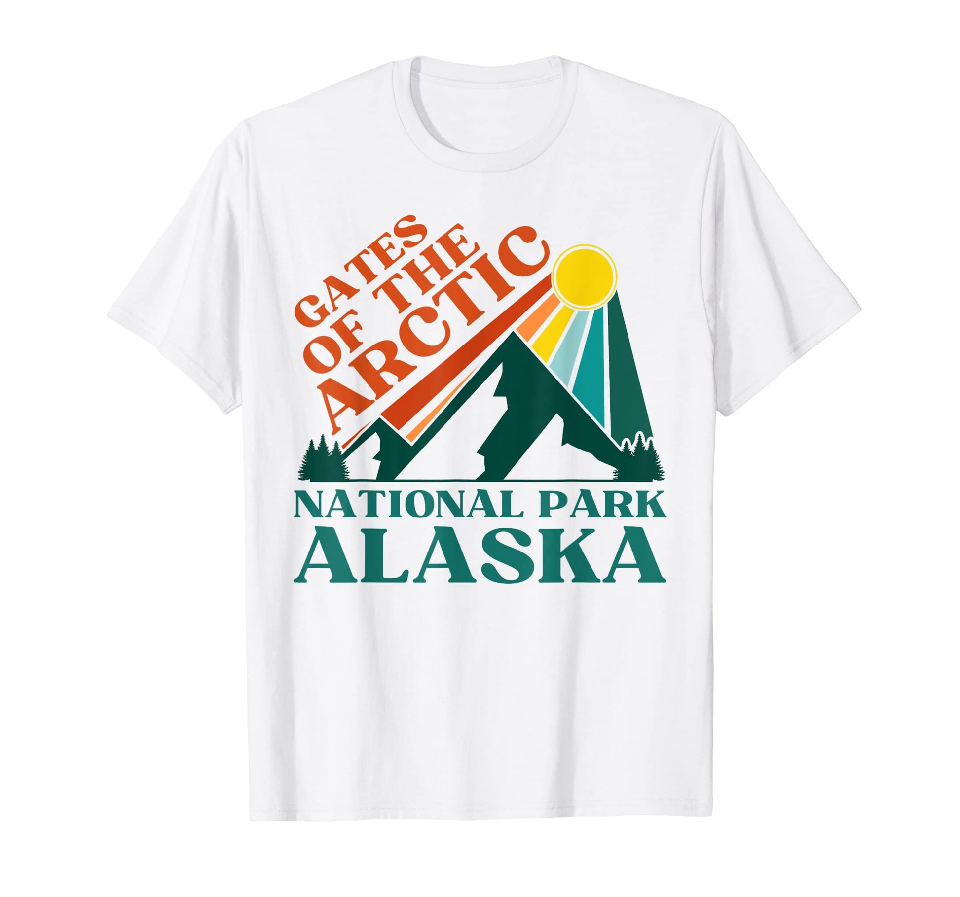 Gates Arctic National Park Alaska Hike T-Shirt - Fun Novelty Design Unisex - T-Shirt, Sweatshirt, Hoodie