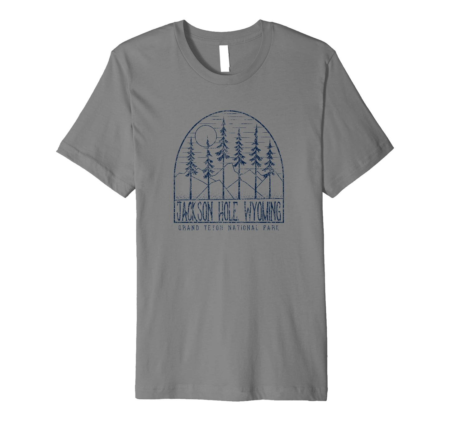 Grand Teton National Park Pine T-Shirt - Casual Everyday Wear for Adults - T-Shirt, Sweatshirt, Hoodie