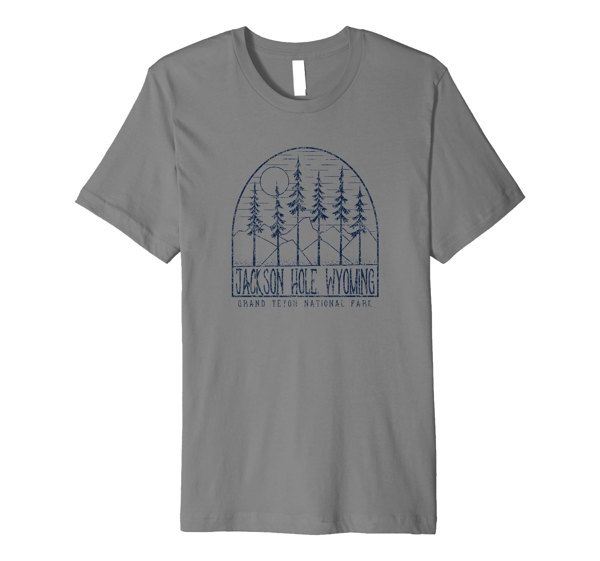 Grand Teton National Park Pine T-Shirt - Casual Everyday Wear for Adults - T-Shirt, Sweatshirt, Hoodie
