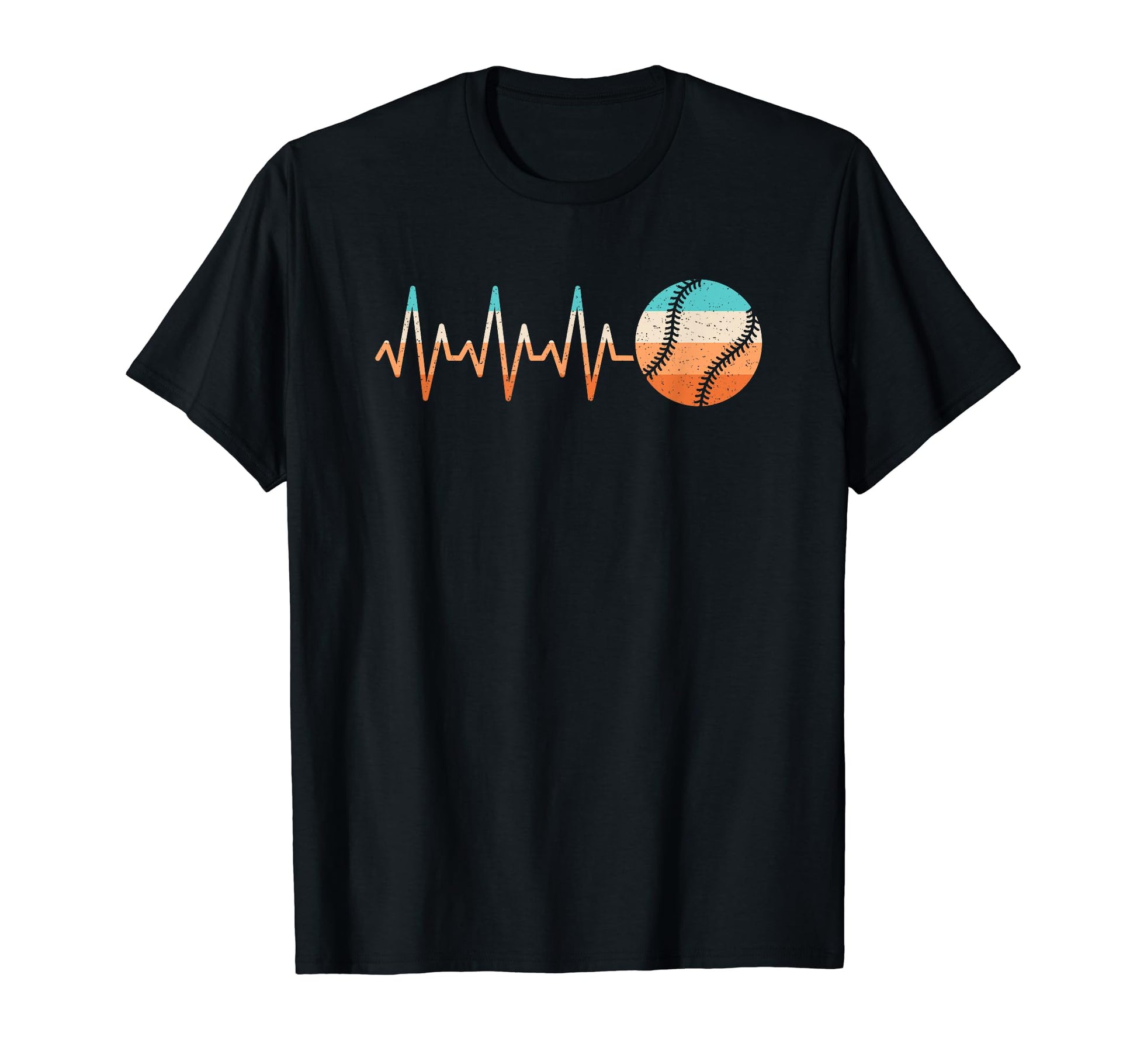 Baseball Heartbeat Baseball Lover T-Shirt - Unique Graphic Unisex - T-Shirt, Sweatshirt, Hoodie