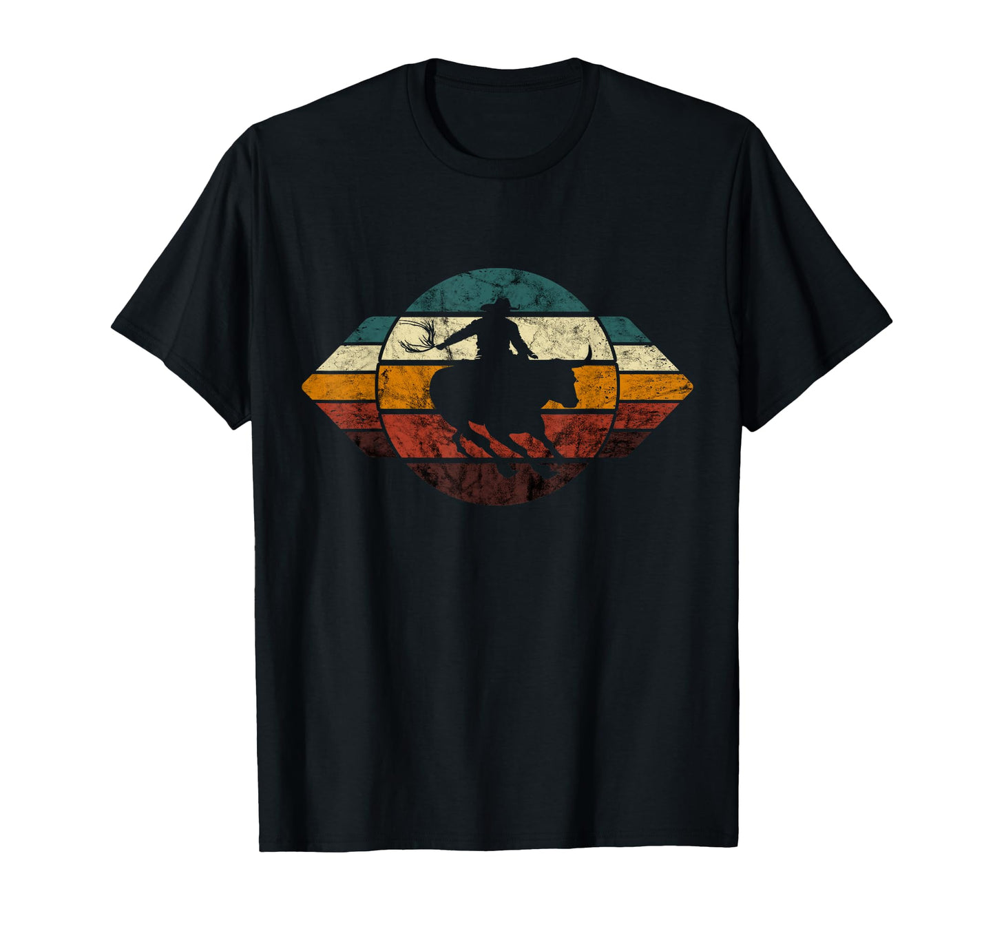 Bull Rider Rodeo Western Cowboy Bull T-Shirt - Aesthetic Graphic Men Women - T-Shirt, Sweatshirt, Hoodie