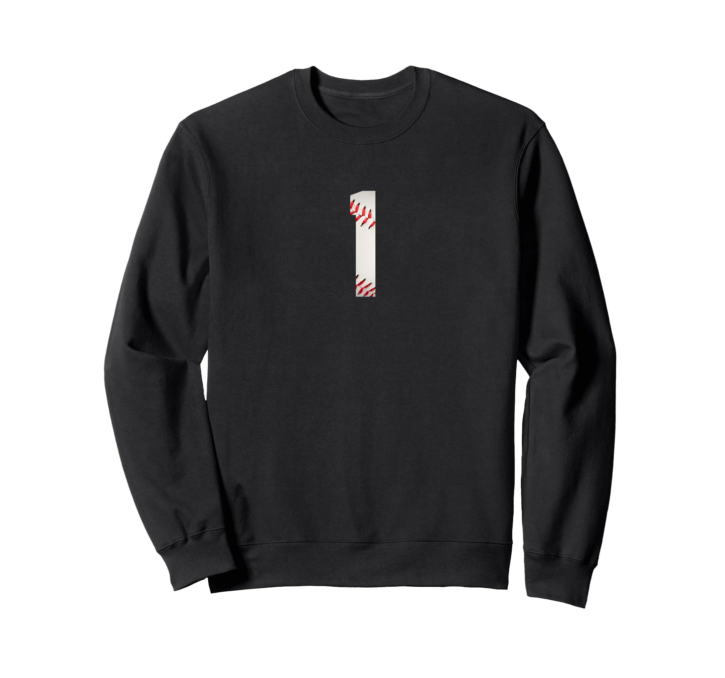 Number 1 Minimalist Birthday Sweatshirt - Unique Graphic Men Women - T-Shirt, Sweatshirt, Hoodie