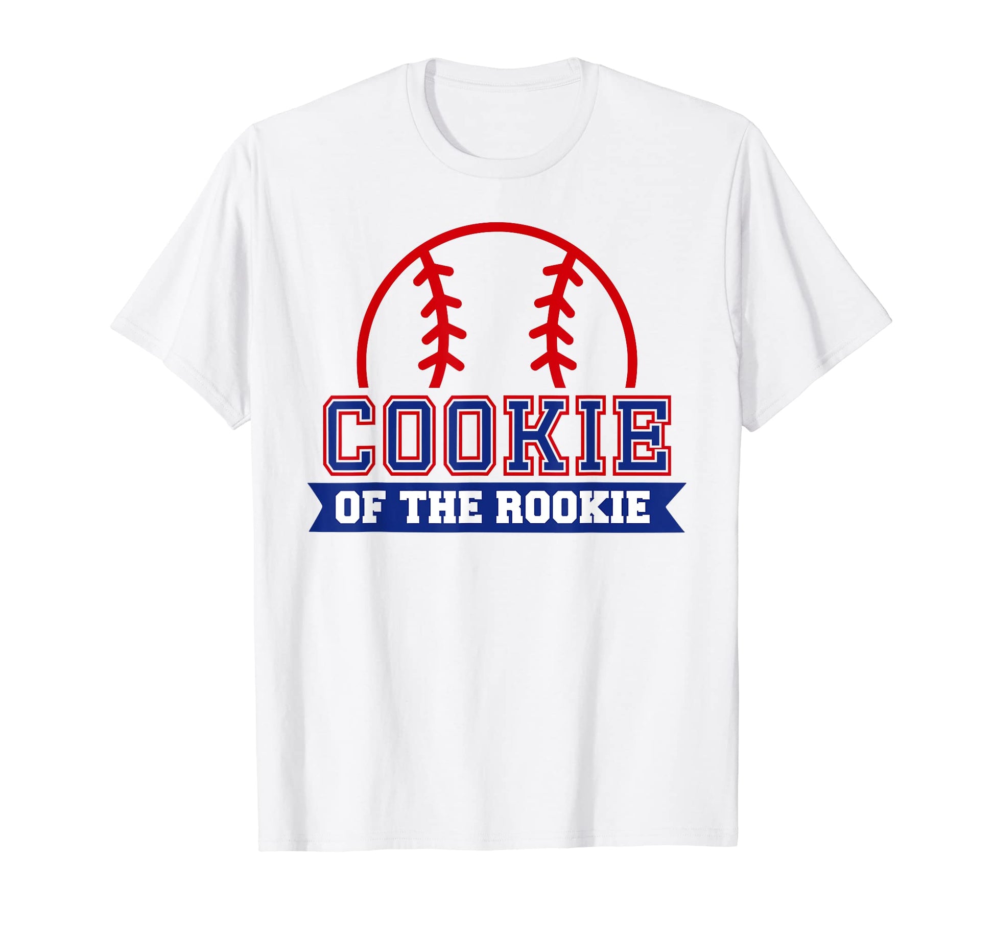 Cookie Rookie 1St Birthday Baseball T-Shirt - Custom Art Print for Adults - T-Shirt, Sweatshirt, Hoodie