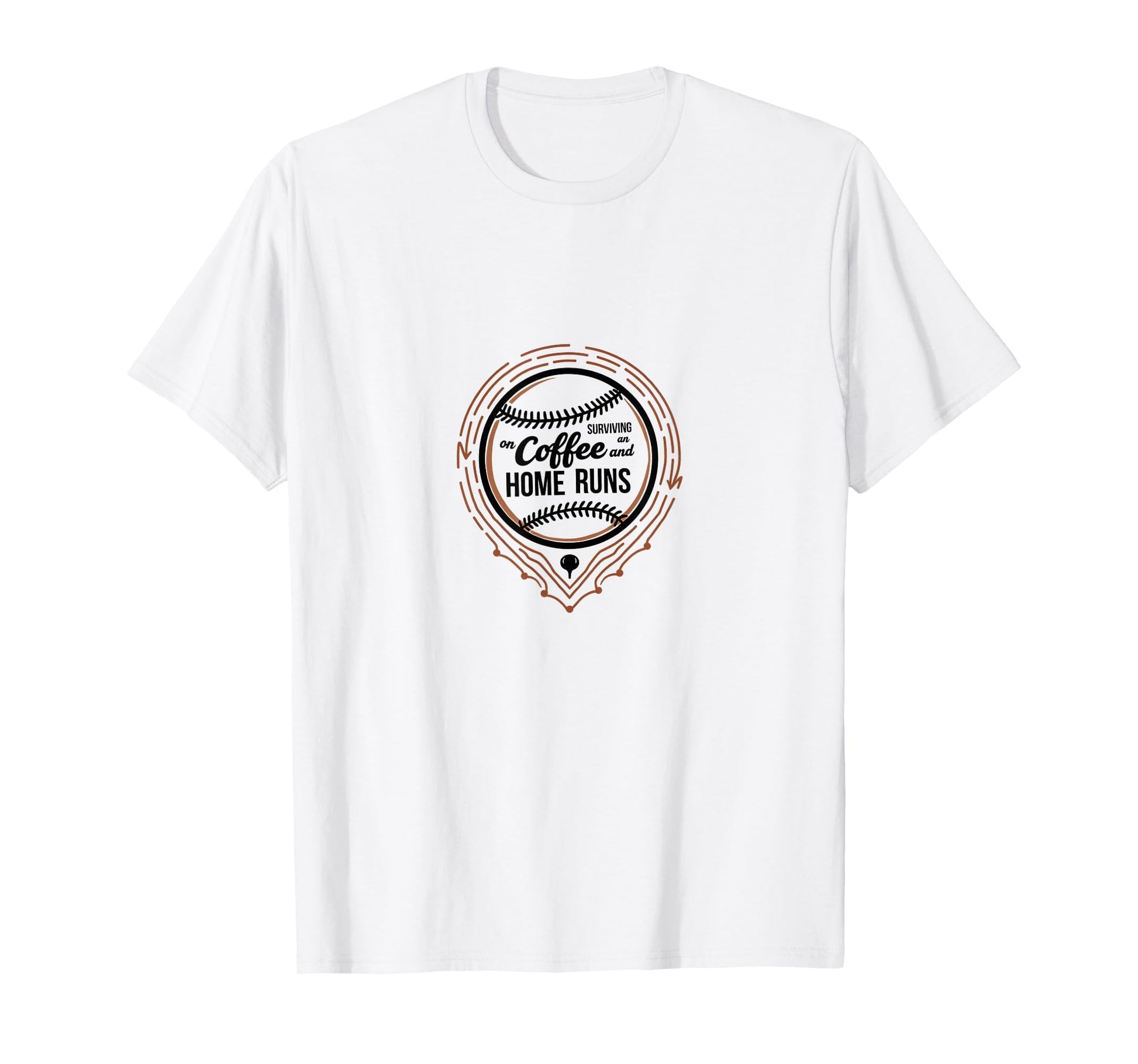 Baseball Mom Coffee And Home Sweatshirt - Fun Novelty Design Men Women - T-Shirt, Sweatshirt, Hoodie