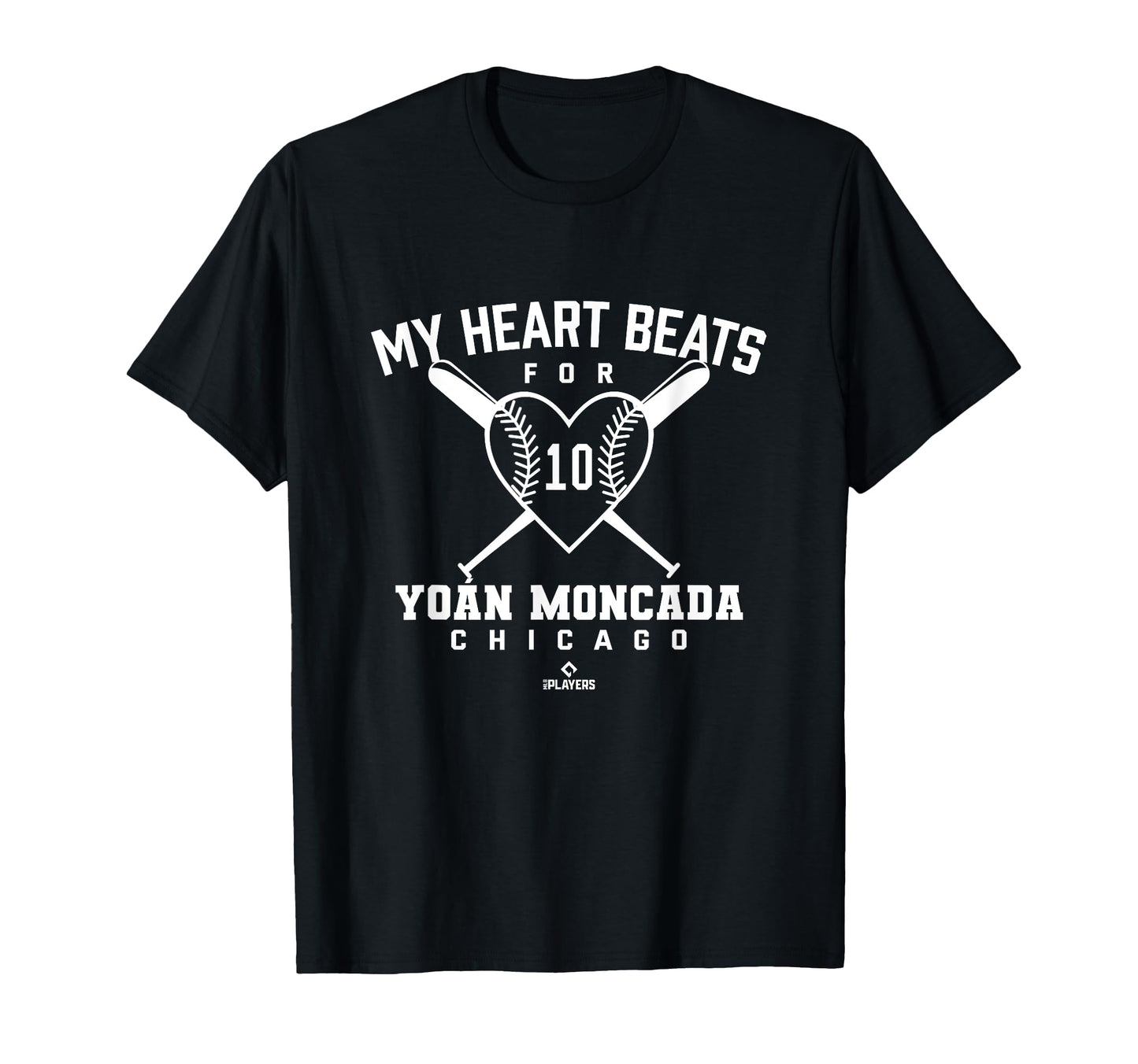 My Heart Beats Yoan Moncada Baseball Fan T-Shirt - Unique Graphic Unisex - T-Shirt, Sweatshirt, Hoodie