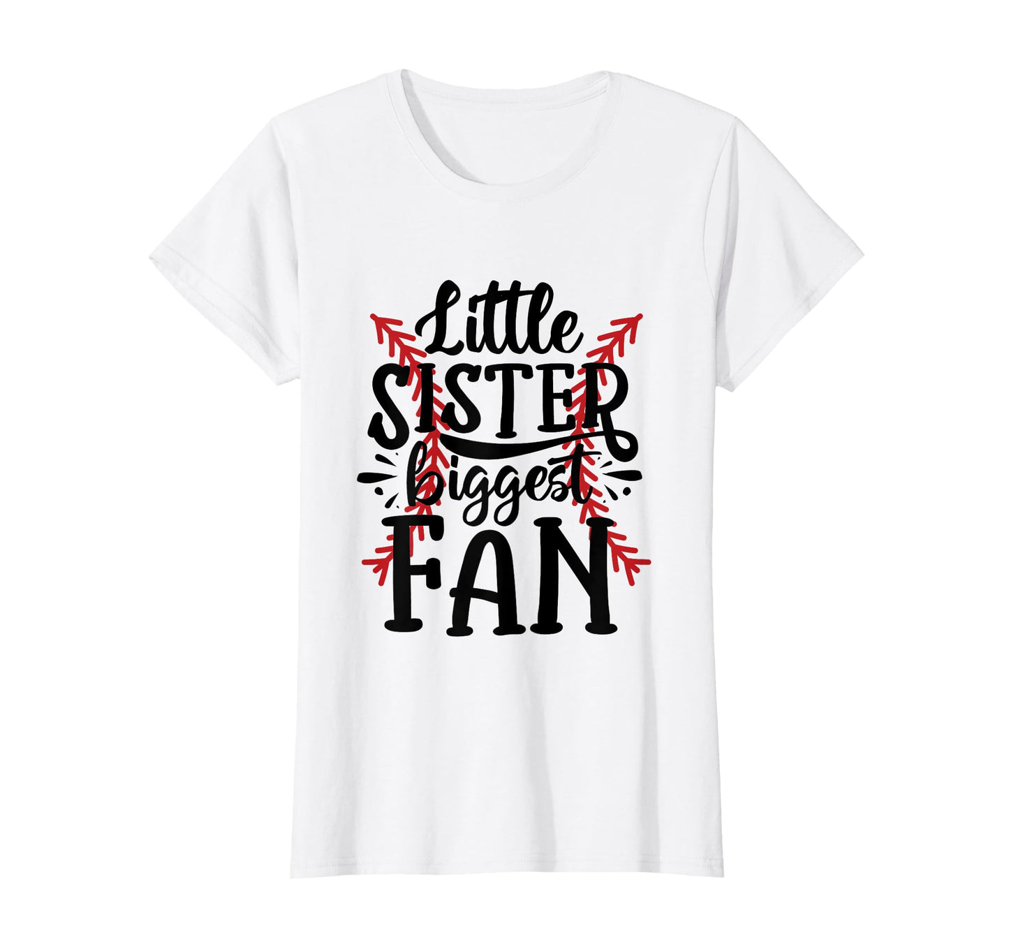 Baseball Sister Baseball Love T-Shirt - Minimalist Print for Adults - T-Shirt, Sweatshirt, Hoodie