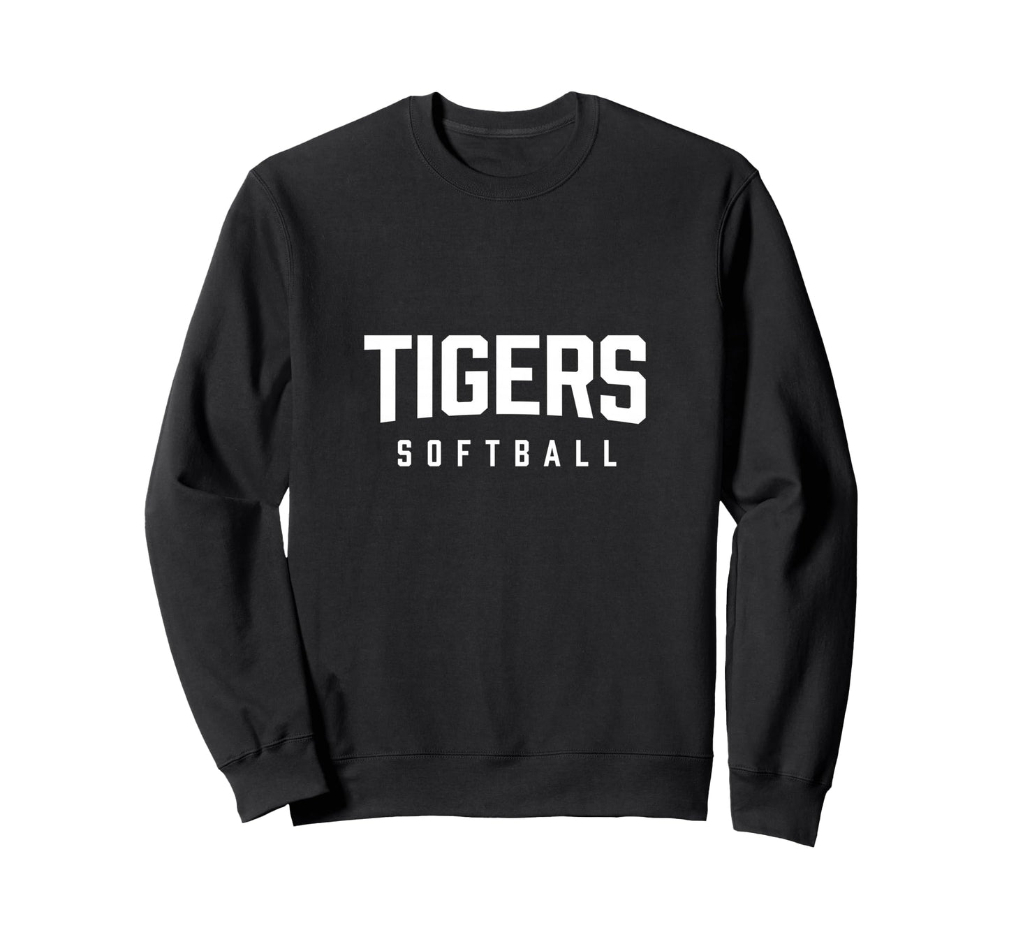Tiger Inspired Softball Sweatshirt - Custom Art Print for Adults - T-Shirt, Sweatshirt, Hoodie