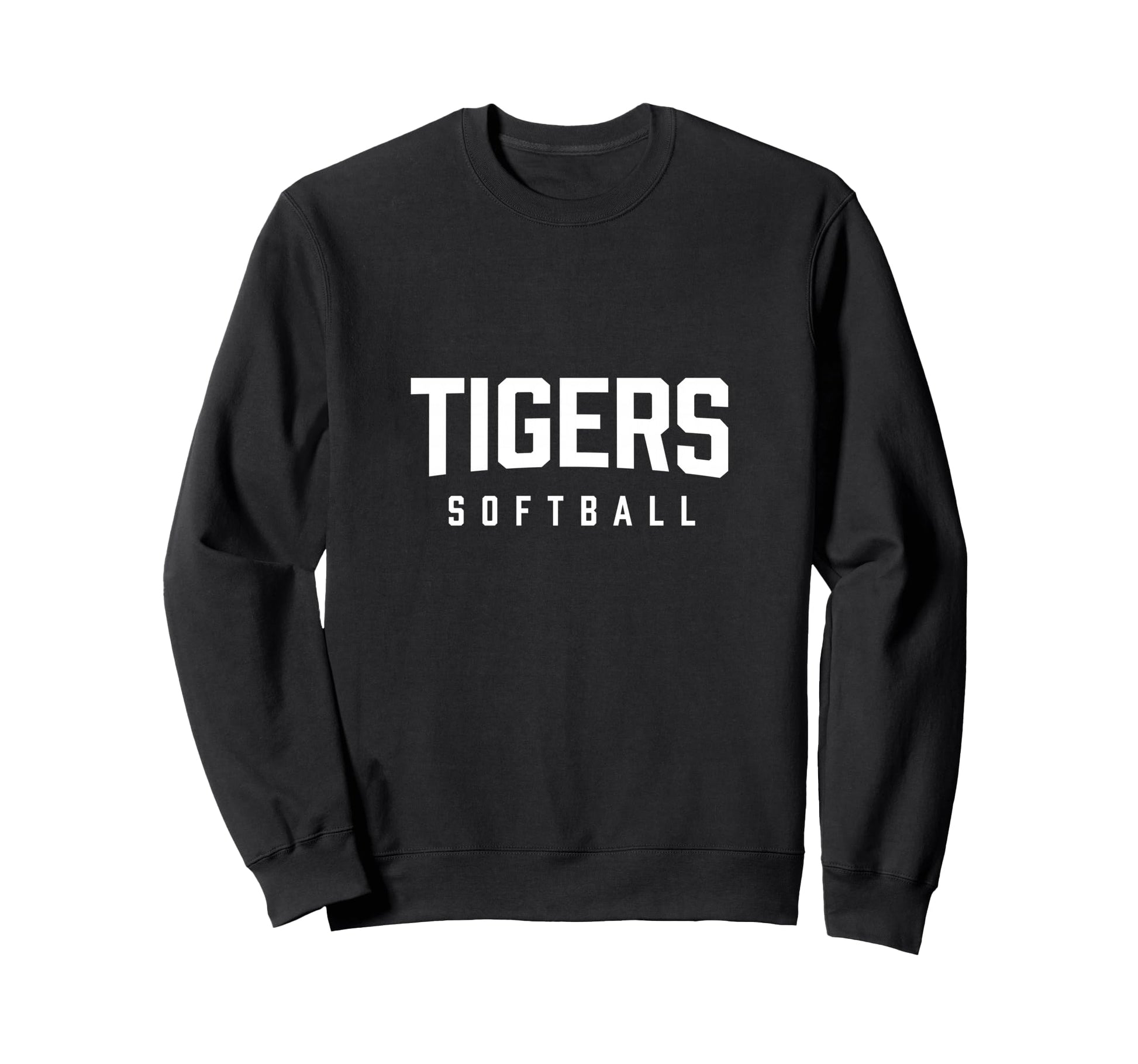 Tiger Inspired Softball Sweatshirt - Custom Art Print for Adults - T-Shirt, Sweatshirt, Hoodie