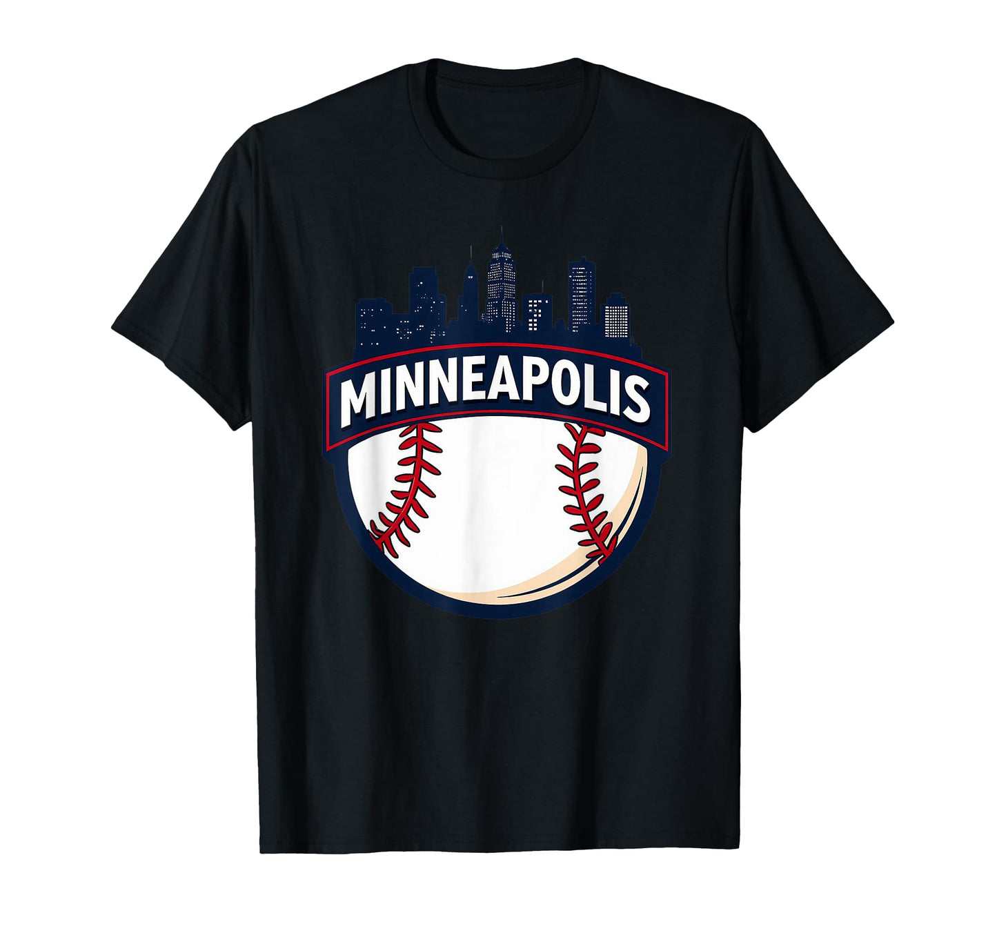 Minneapolis Baseball Baseball Fan T-Shirt - Aesthetic Graphic Men Women - T-Shirt, Sweatshirt, Hoodie