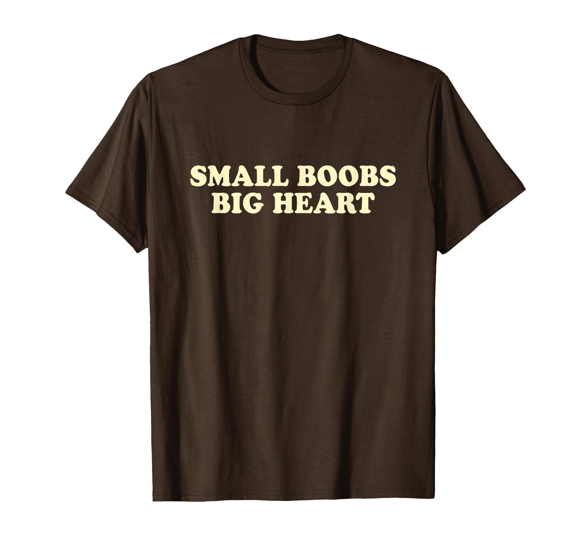 Small Boobs Big Heart Y2K Aesthetic T-Shirt - Unique Graphic for Adults - T-Shirt, Sweatshirt, Hoodie