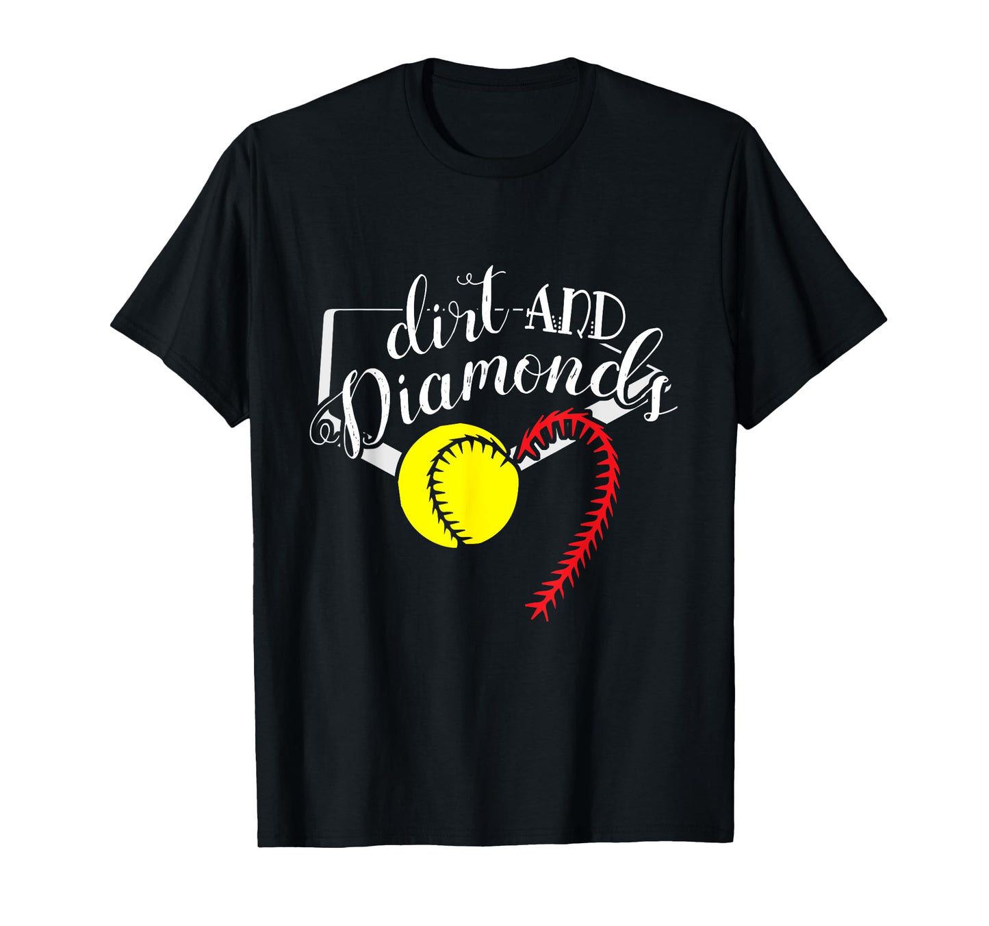 Womens Softball Player Gift Dirt T-Shirt - Trendy Graphic Men Women - T-Shirt, Sweatshirt, Hoodie