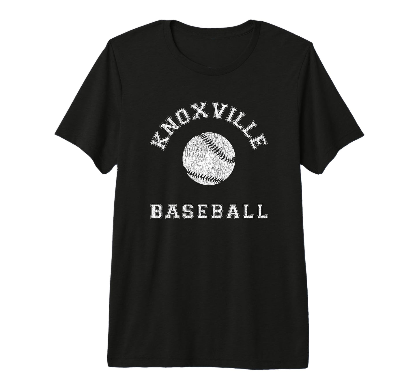Knoxville Baseball Distressed Tri Blend T-Shirt - Graphic Print for Adults - T-Shirt, Sweatshirt, Hoodie