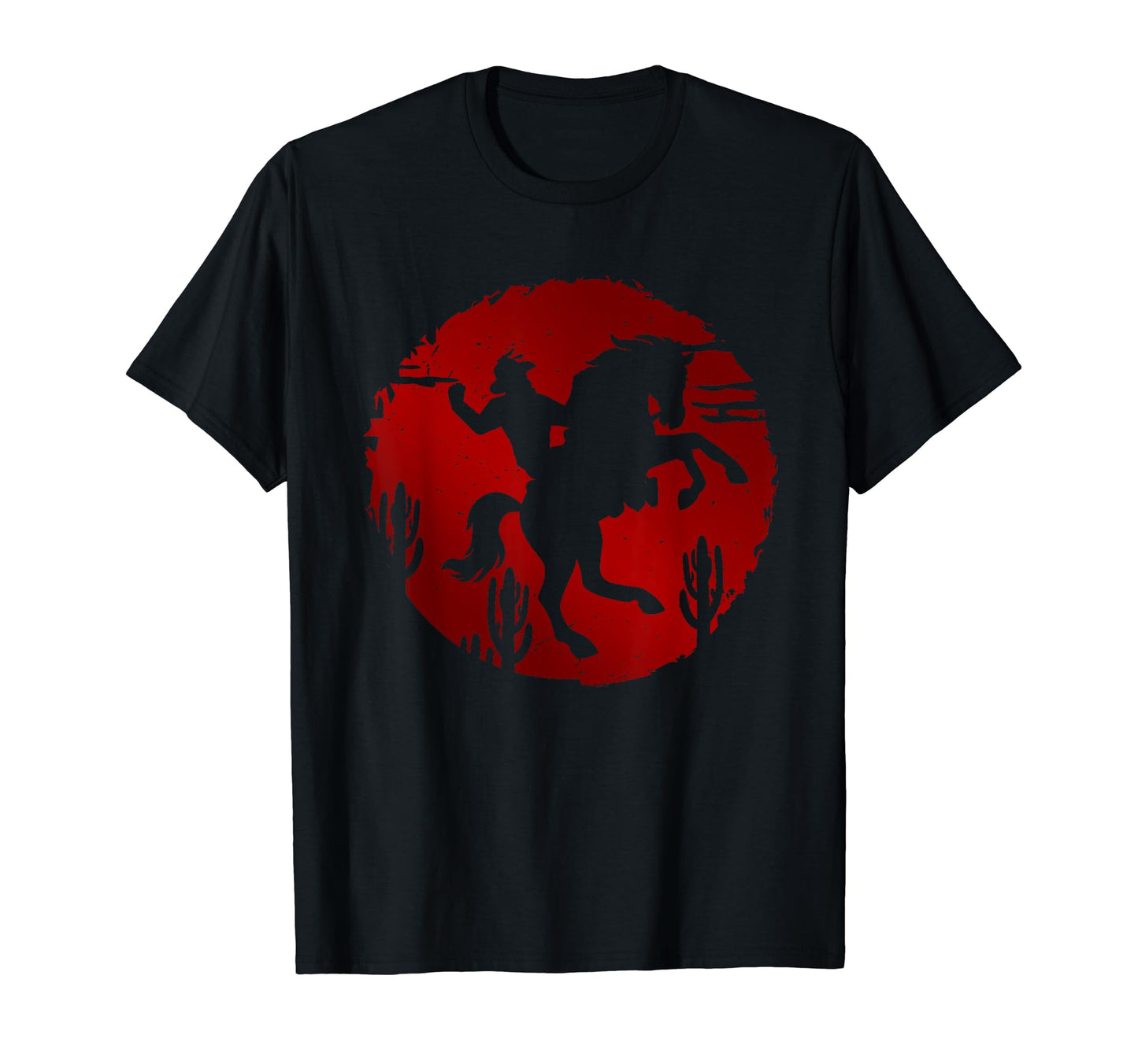 Cowboy Rodeo Horse Country Western T-Shirt - Aesthetic Graphic for Adults - T-Shirt, Sweatshirt, Hoodie
