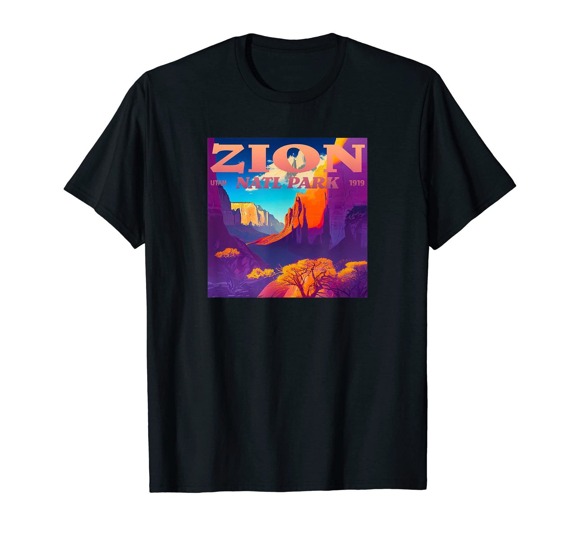 Zion Utah Zion National Park T-Shirt - Graphic Print for Adults - T-Shirt, Sweatshirt, Hoodie