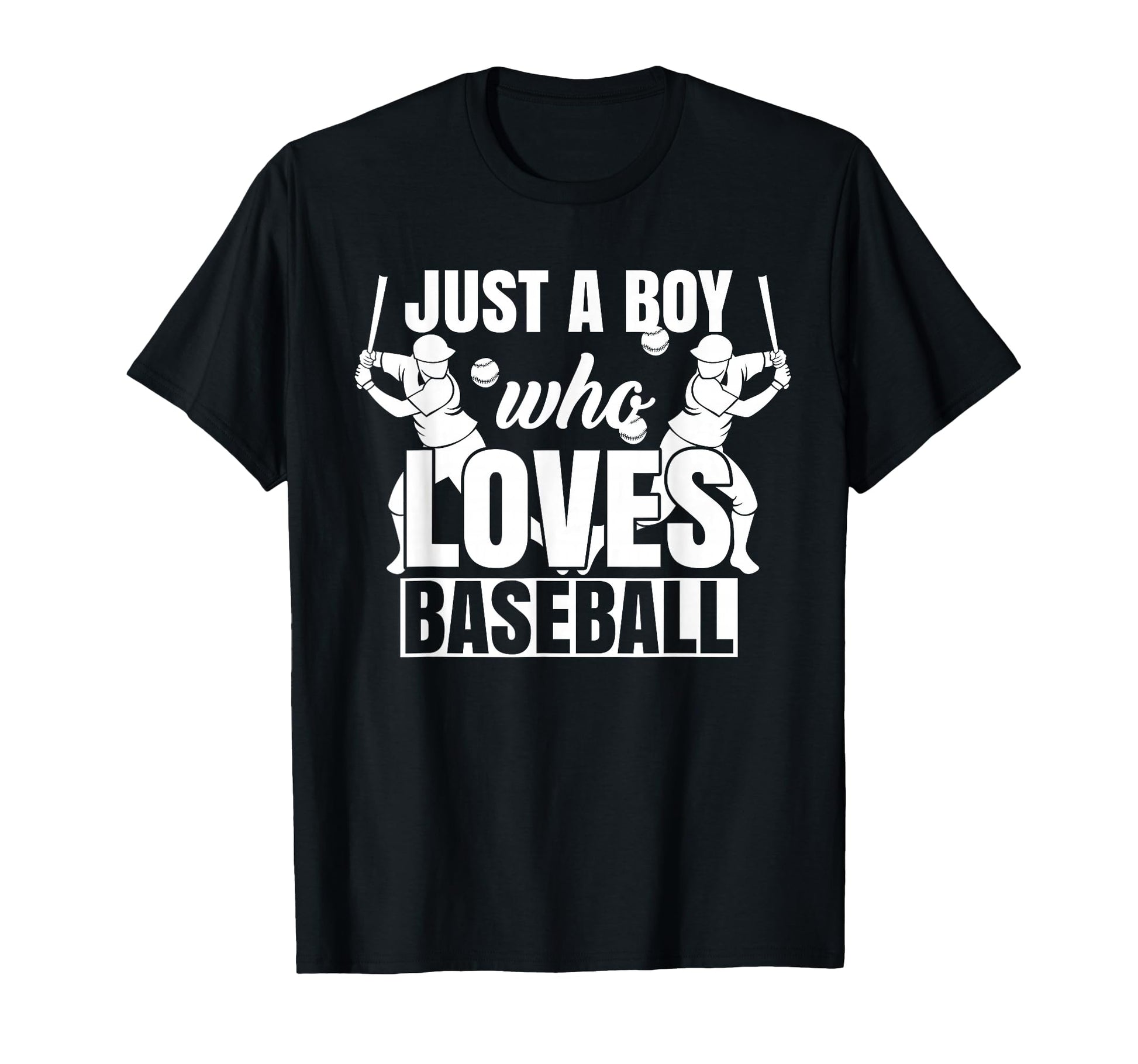 Baseball Lover Batter Just Who Loves T-Shirt - Trendy Graphic for Adults - T-Shirt, Sweatshirt, Hoodie