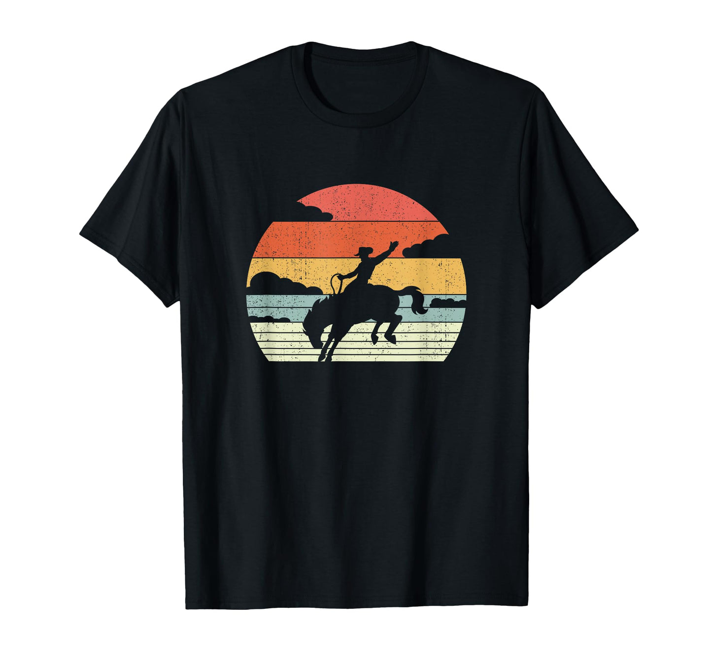 Cowboy Horse Riding Horseman Rodeo T-Shirt - Fun Novelty Design Unisex - T-Shirt, Sweatshirt, Hoodie