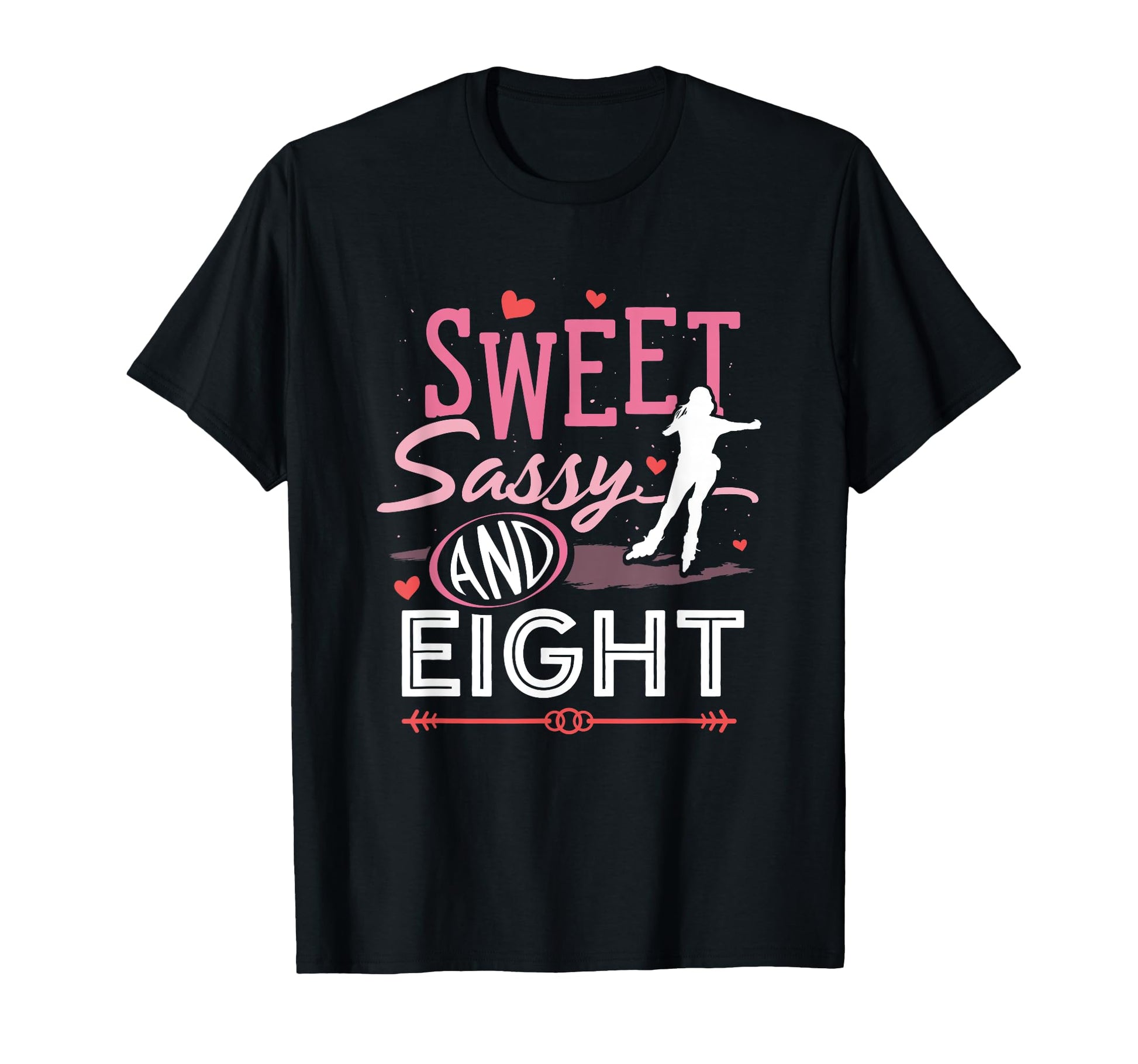 Sassy And Eight Roller Skater Roller T-Shirt - Trendy Graphic Unisex - T-Shirt, Sweatshirt, Hoodie