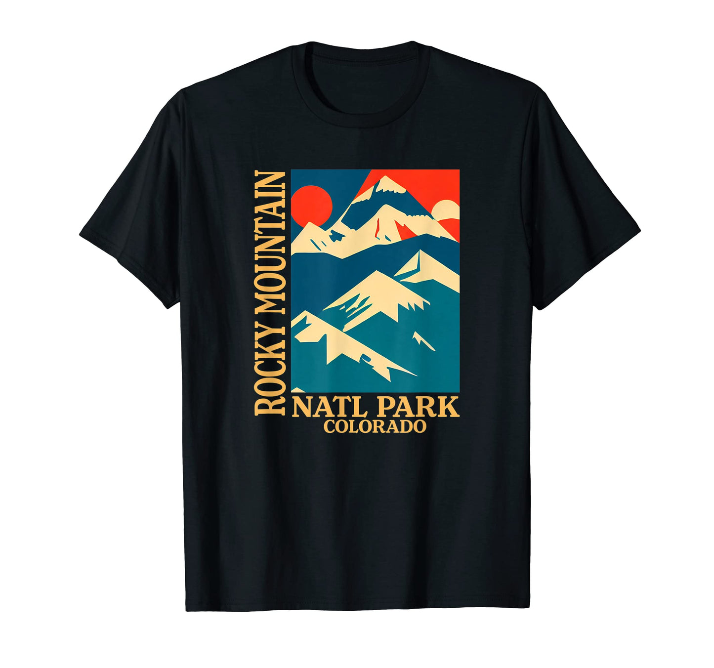 Colorado Rocky Mountain National Park T-Shirt - Minimalist Print Unisex - T-Shirt, Sweatshirt, Hoodie