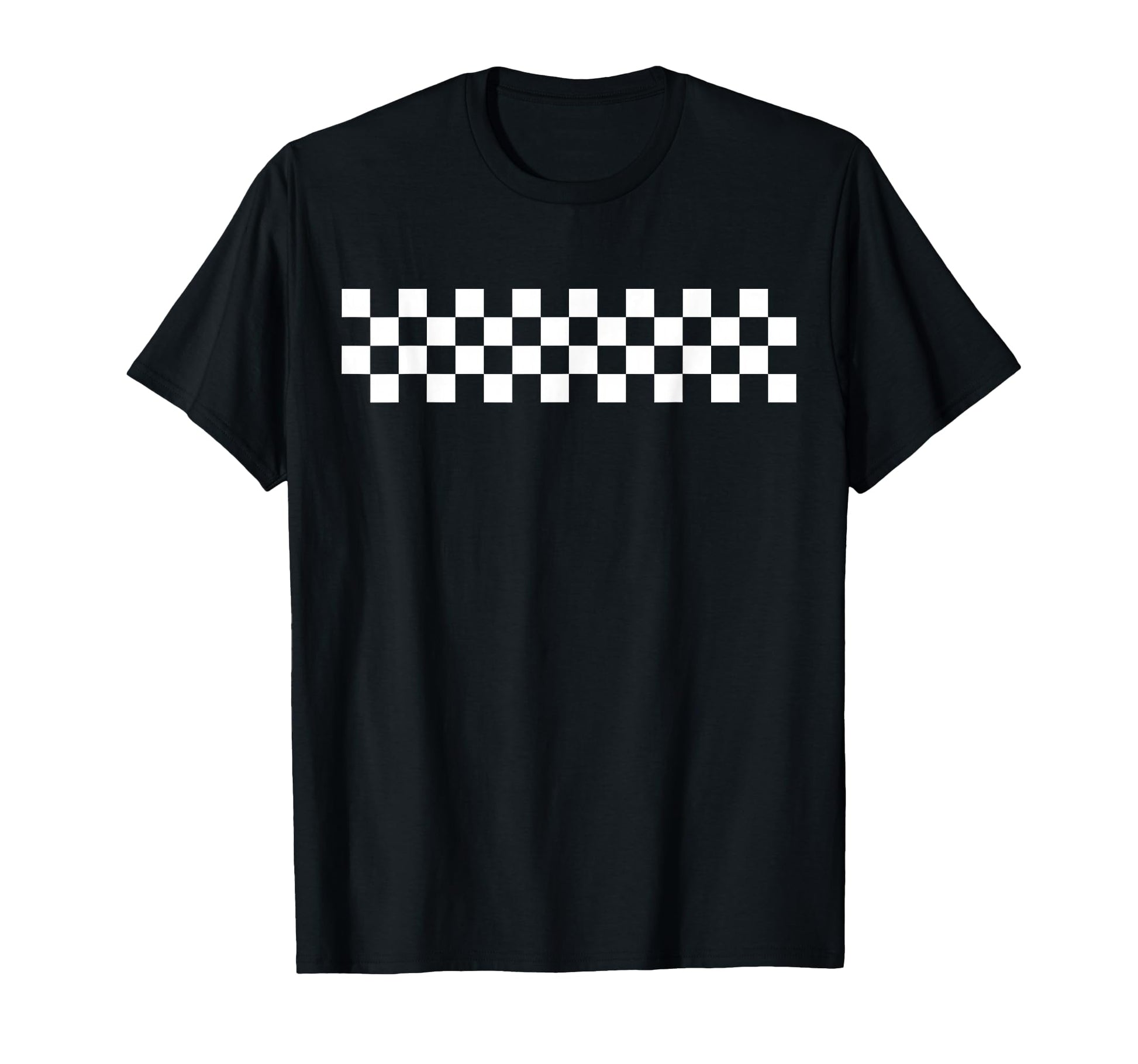 Car Racing Checkered Finish Line Flag T-Shirt - Graphic Print for Adults - T-Shirt, Sweatshirt, Hoodie