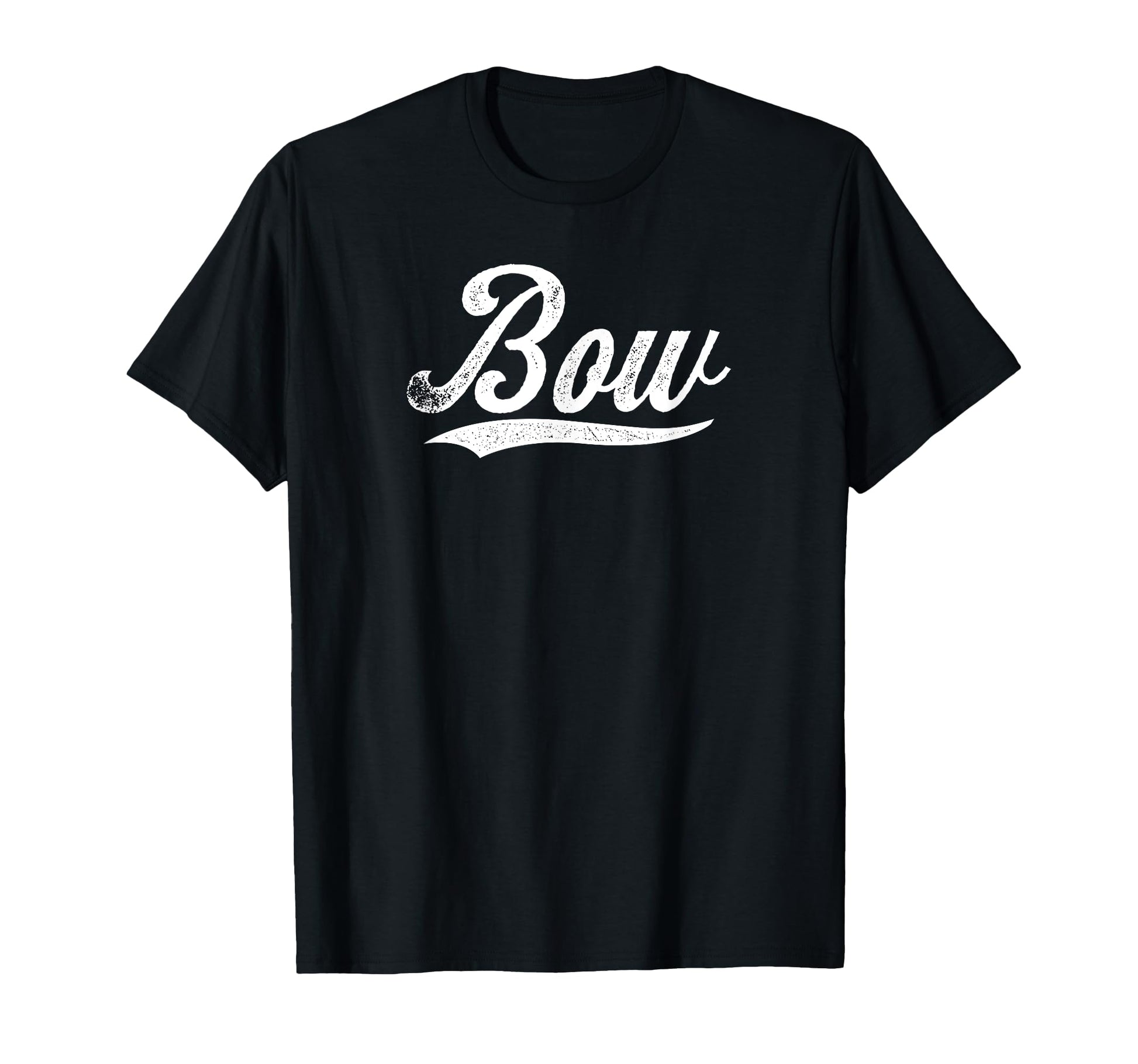 Distressed Script Kristofer Bow T-Shirt - Custom Art Print Men Women - T-Shirt, Sweatshirt, Hoodie