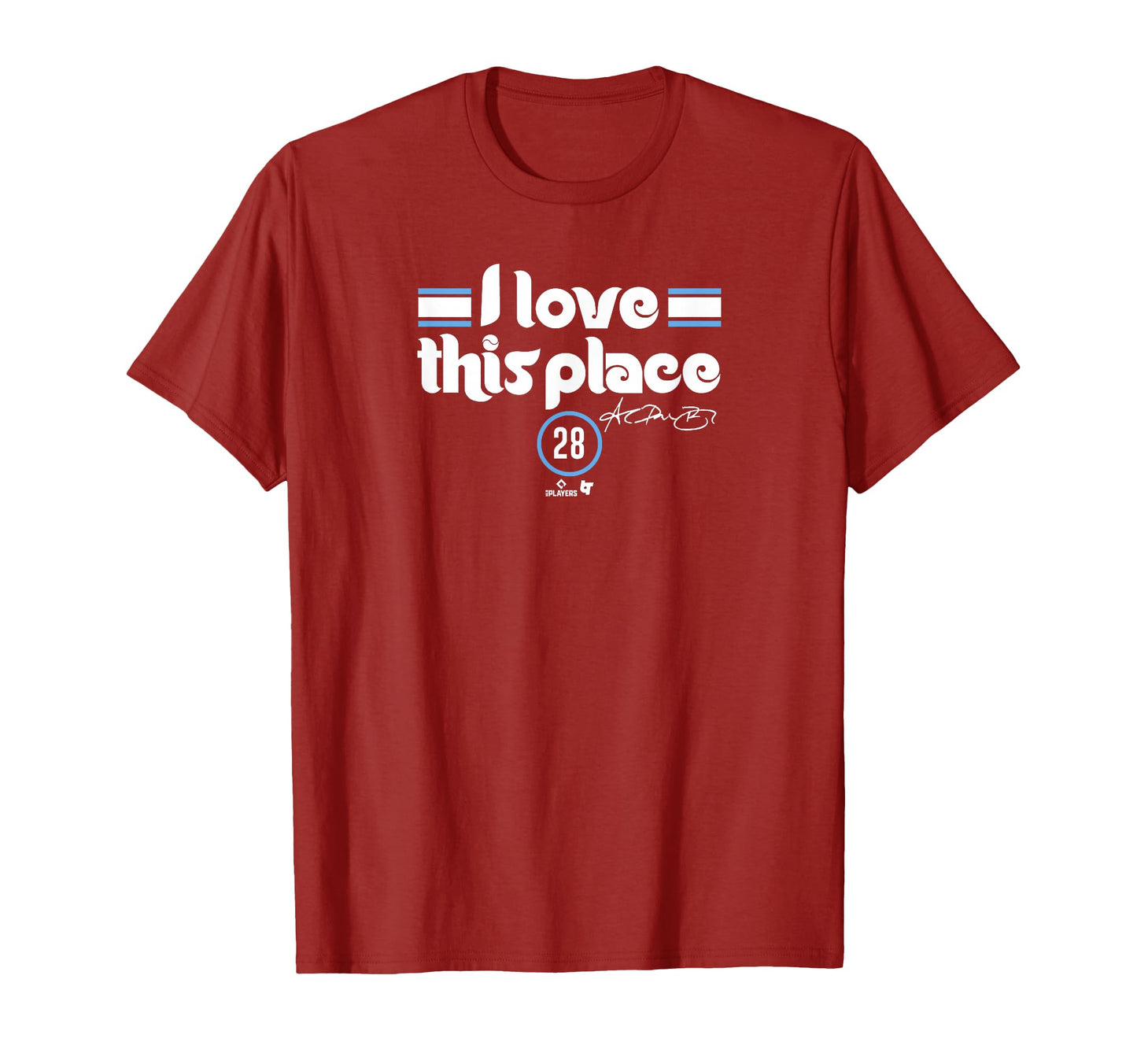 Alec Bohm I Love This Place T-Shirt - Trendy Graphic for Adults - T-Shirt, Sweatshirt, Hoodie