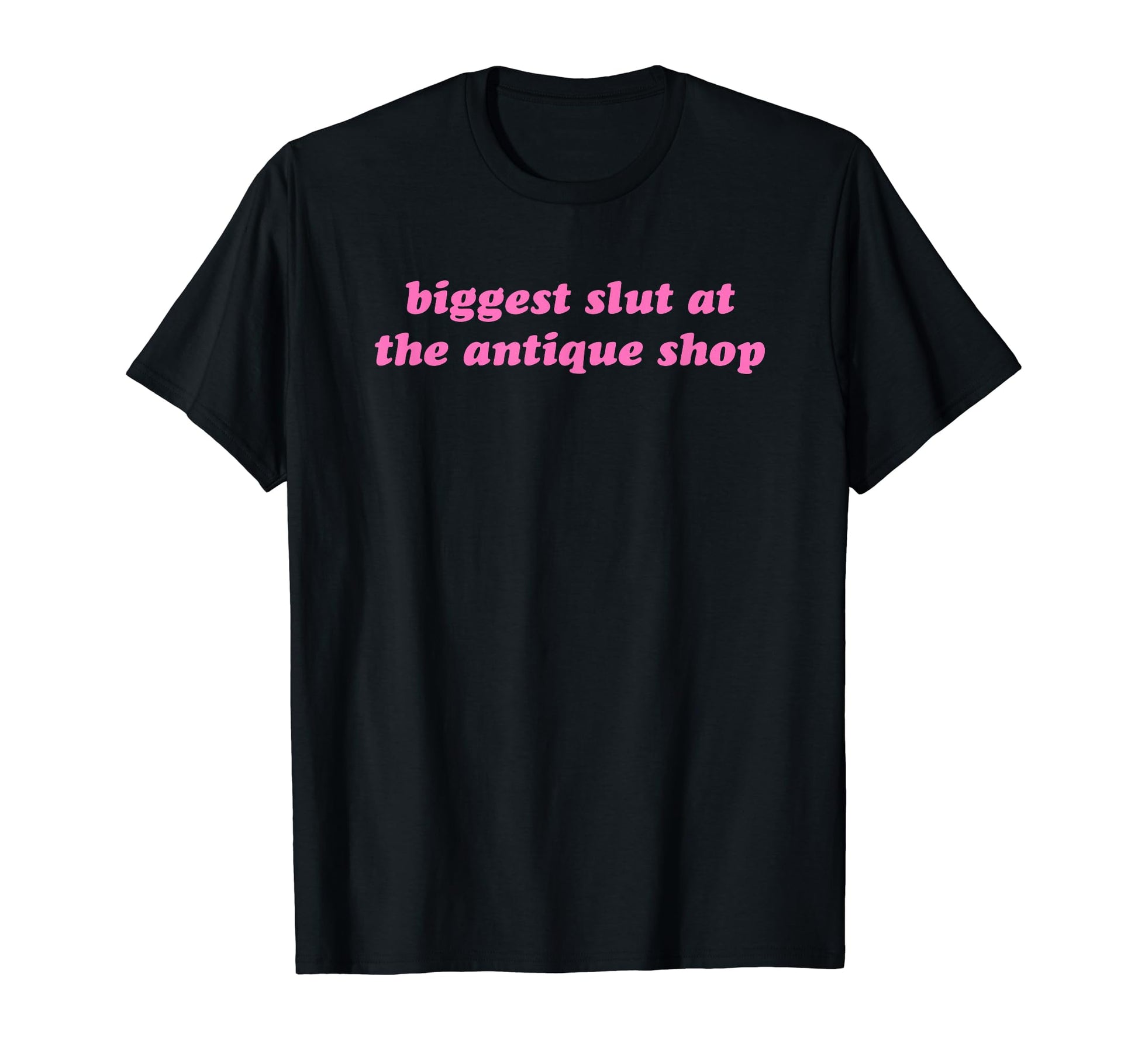 Biggest Slut Antique Shop Funny Y2K T-Shirt - Unique Graphic for Adults - T-Shirt, Sweatshirt, Hoodie