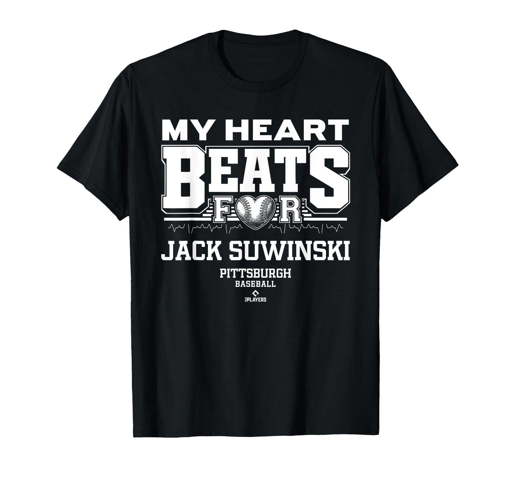 My Heart Beats Jack Suwinski Pittsburgh T-Shirt - Trendy Graphic Unisex - T-Shirt, Sweatshirt, Hoodie