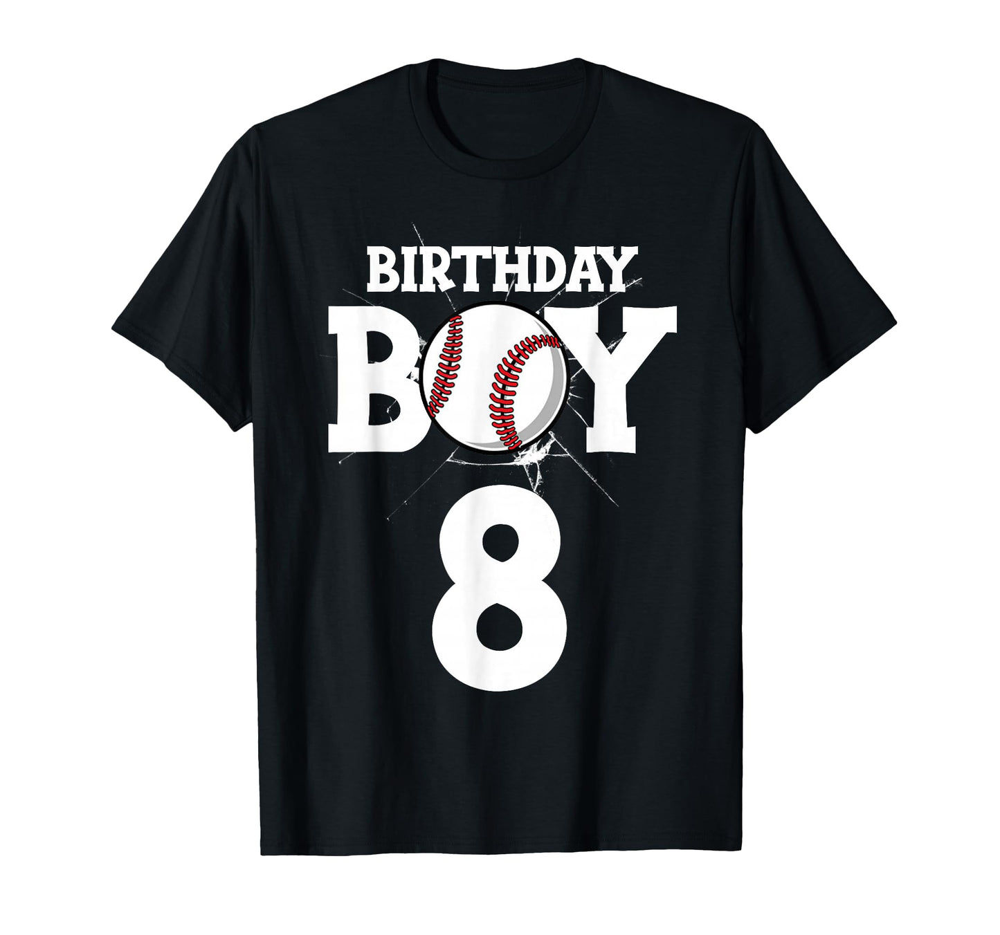 Happy Birthday 8Th 8 Year Old T-Shirt - Aesthetic Graphic Men Women - T-Shirt, Sweatshirt, Hoodie