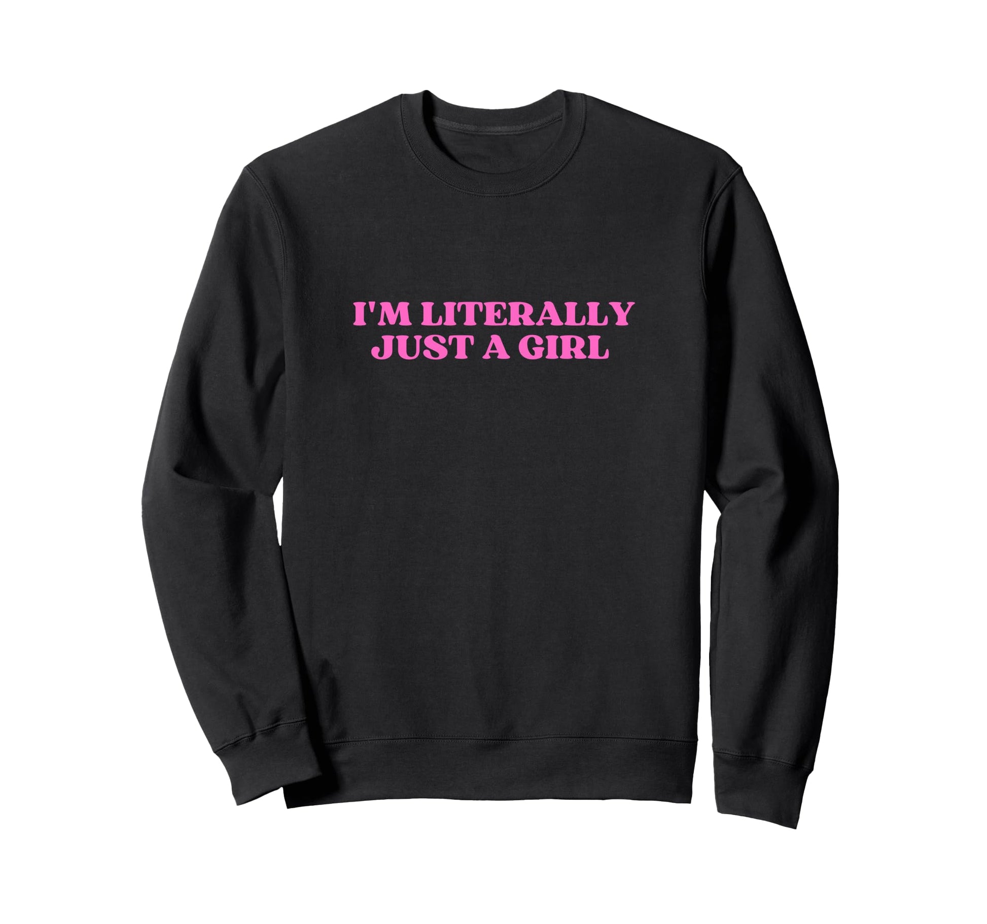 Im Literally Just Y2K Aesthetic Sweatshirt - Trendy Graphic for Adults - T-Shirt, Sweatshirt, Hoodie